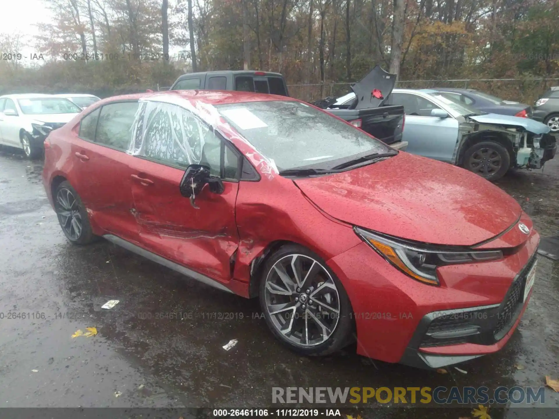 6 Photograph of a damaged car JTDS4RCE2LJ010133 TOYOTA COROLLA 2020