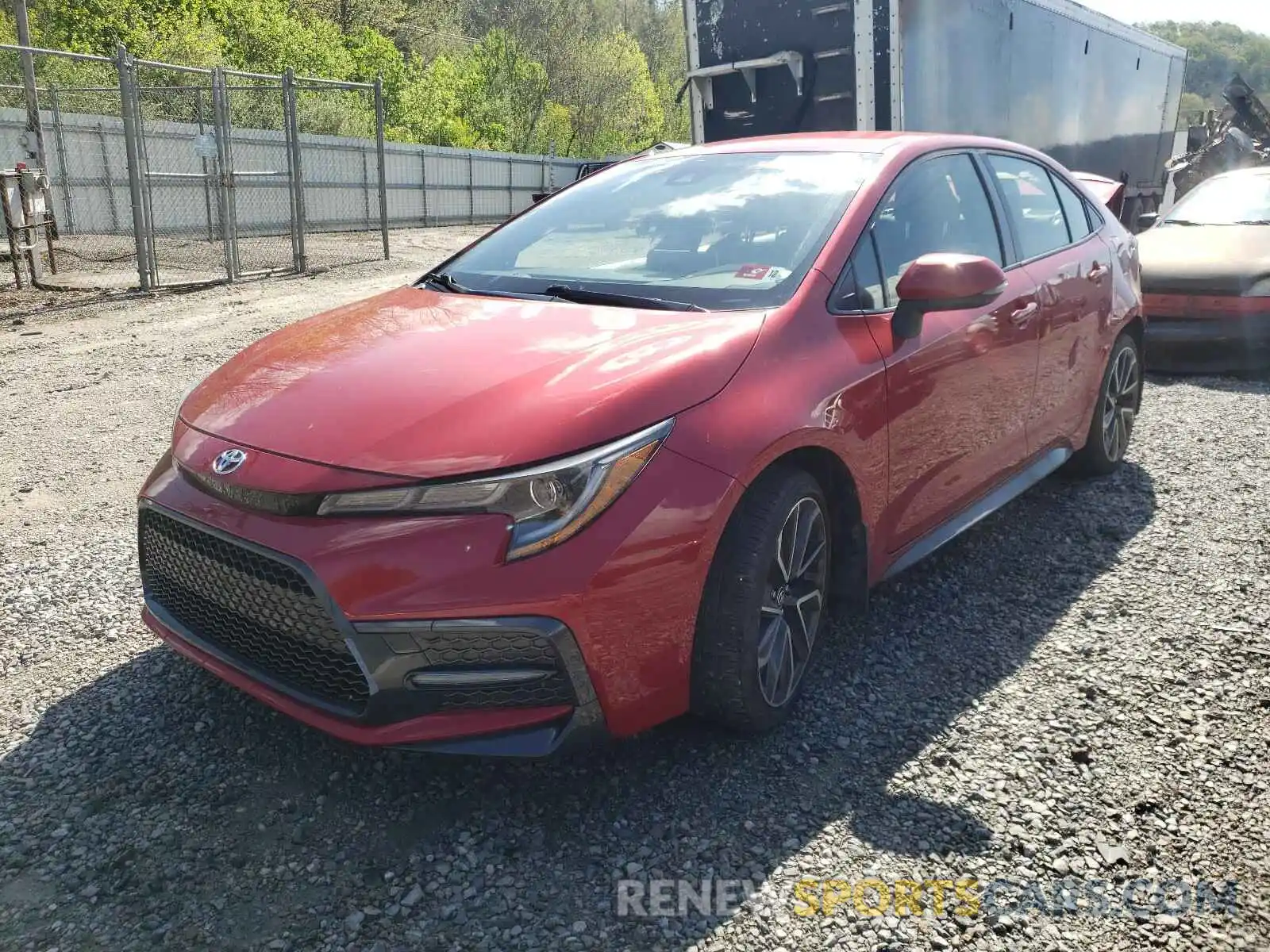 2 Photograph of a damaged car JTDS4RCE2LJ010360 TOYOTA COROLLA 2020