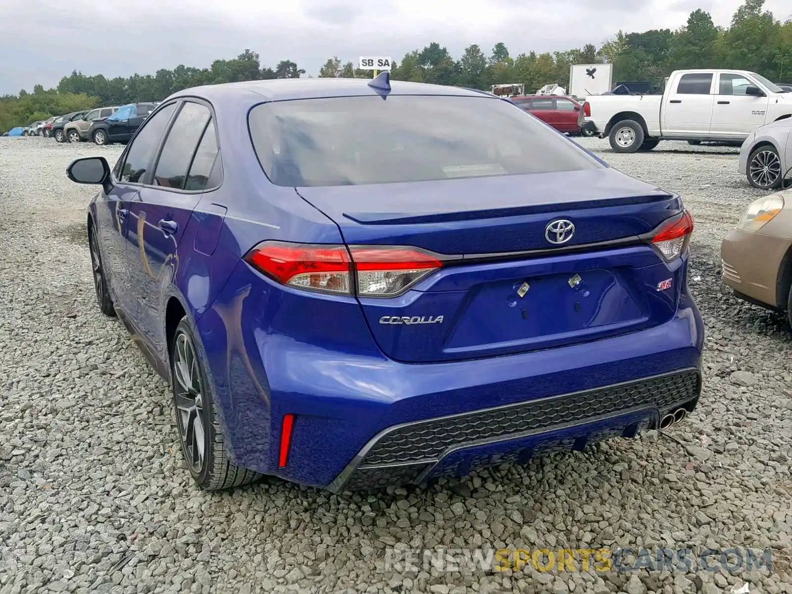 3 Photograph of a damaged car JTDS4RCE2LJ010407 TOYOTA COROLLA 2020