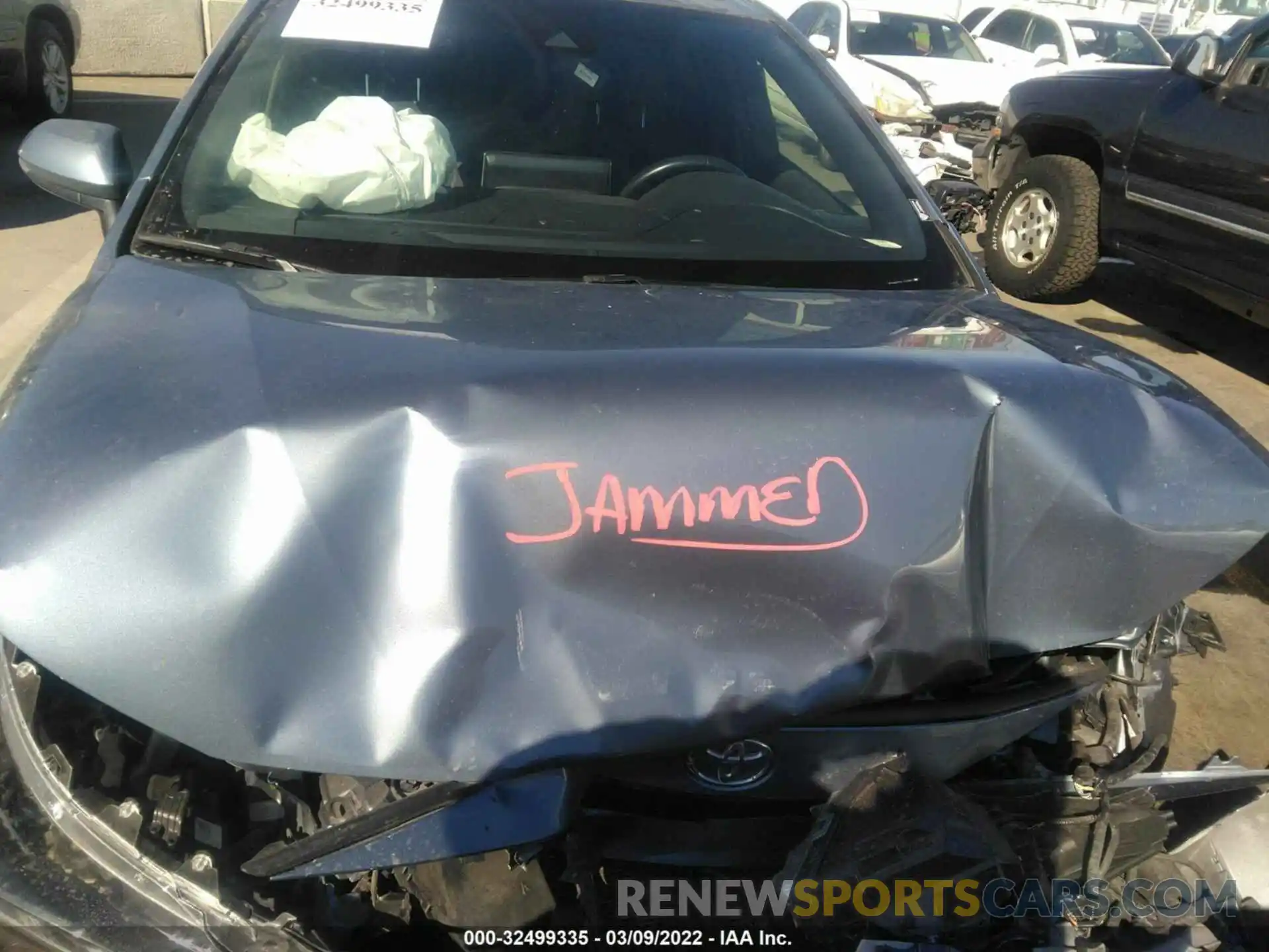 10 Photograph of a damaged car JTDS4RCE2LJ010861 TOYOTA COROLLA 2020