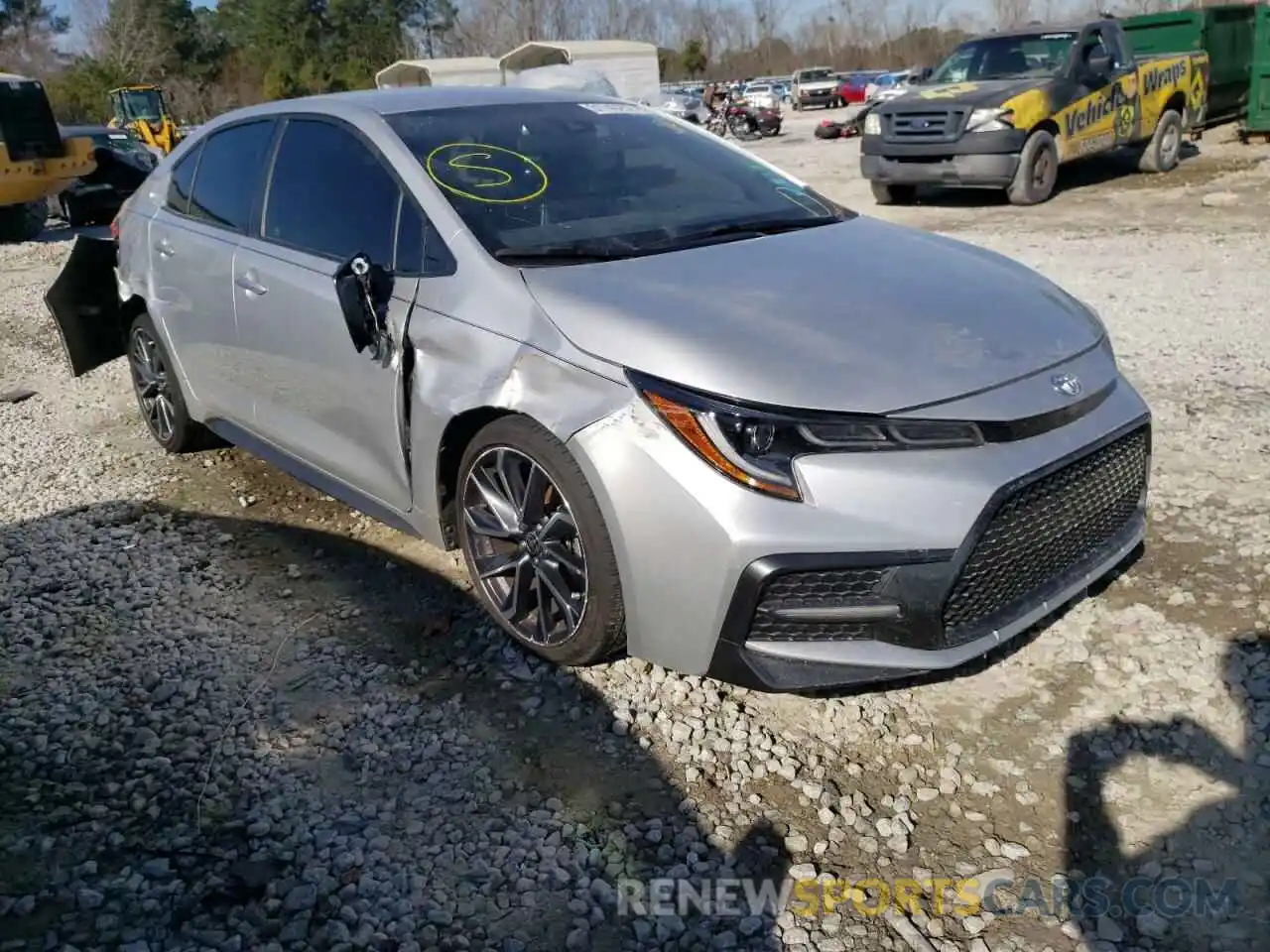 9 Photograph of a damaged car JTDS4RCE2LJ012416 TOYOTA COROLLA 2020