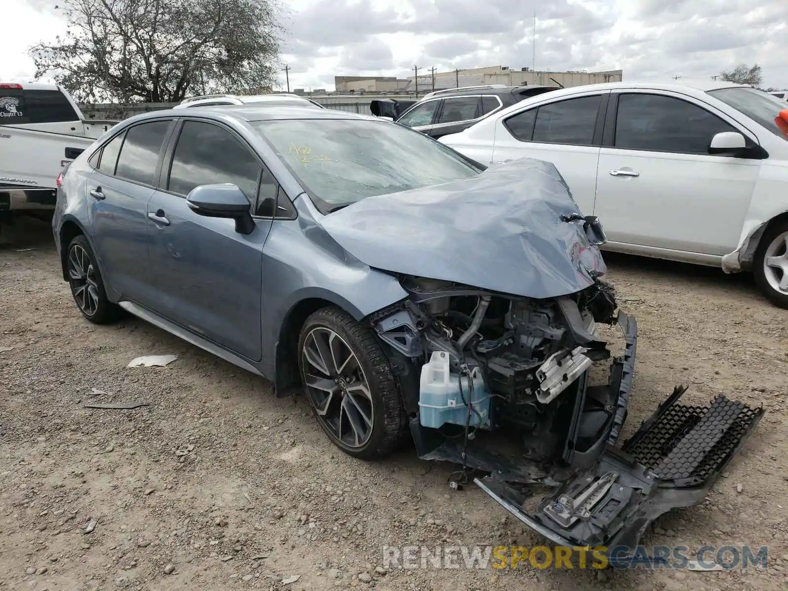 1 Photograph of a damaged car JTDS4RCE2LJ016031 TOYOTA COROLLA 2020