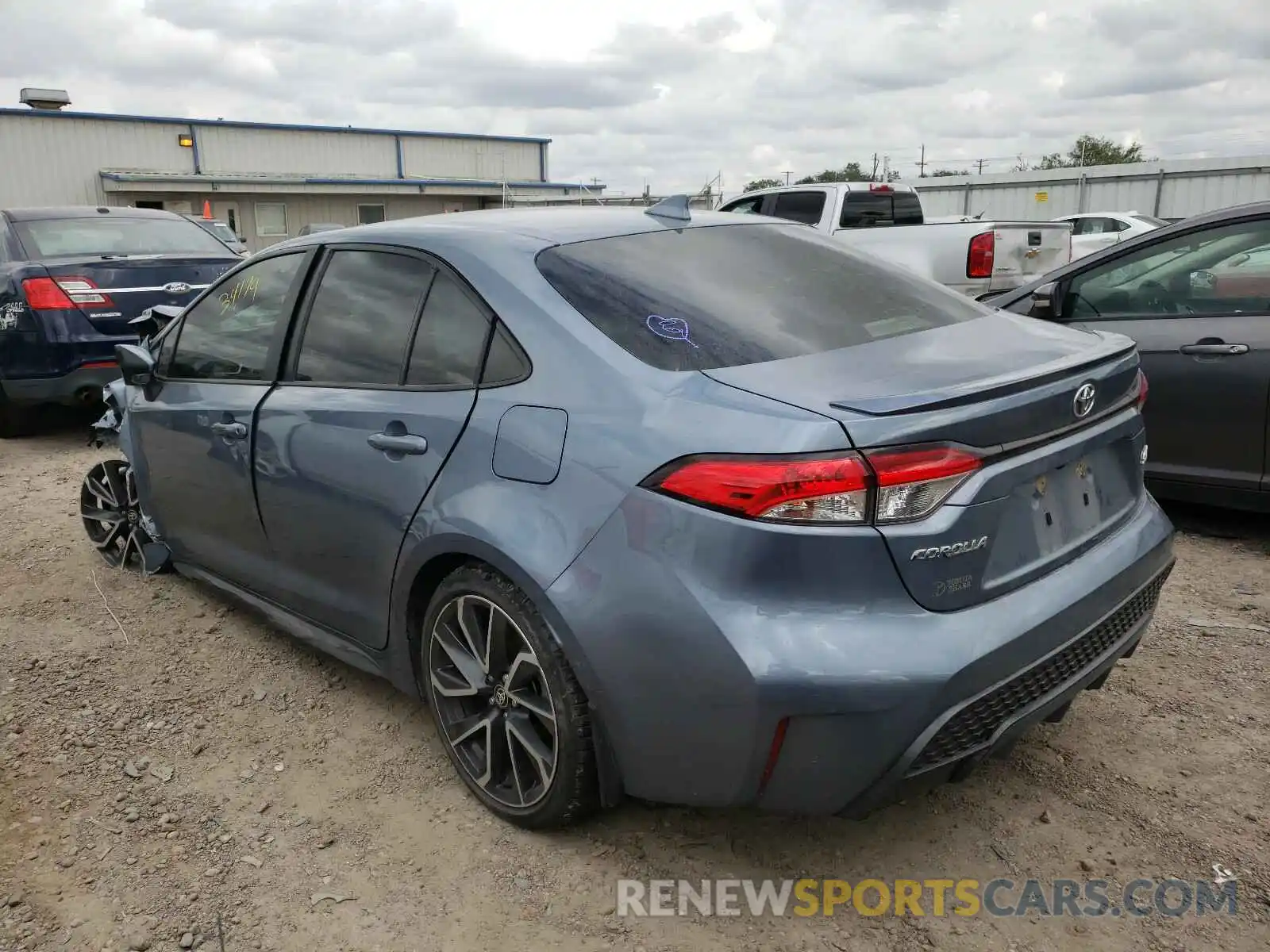 3 Photograph of a damaged car JTDS4RCE2LJ016031 TOYOTA COROLLA 2020