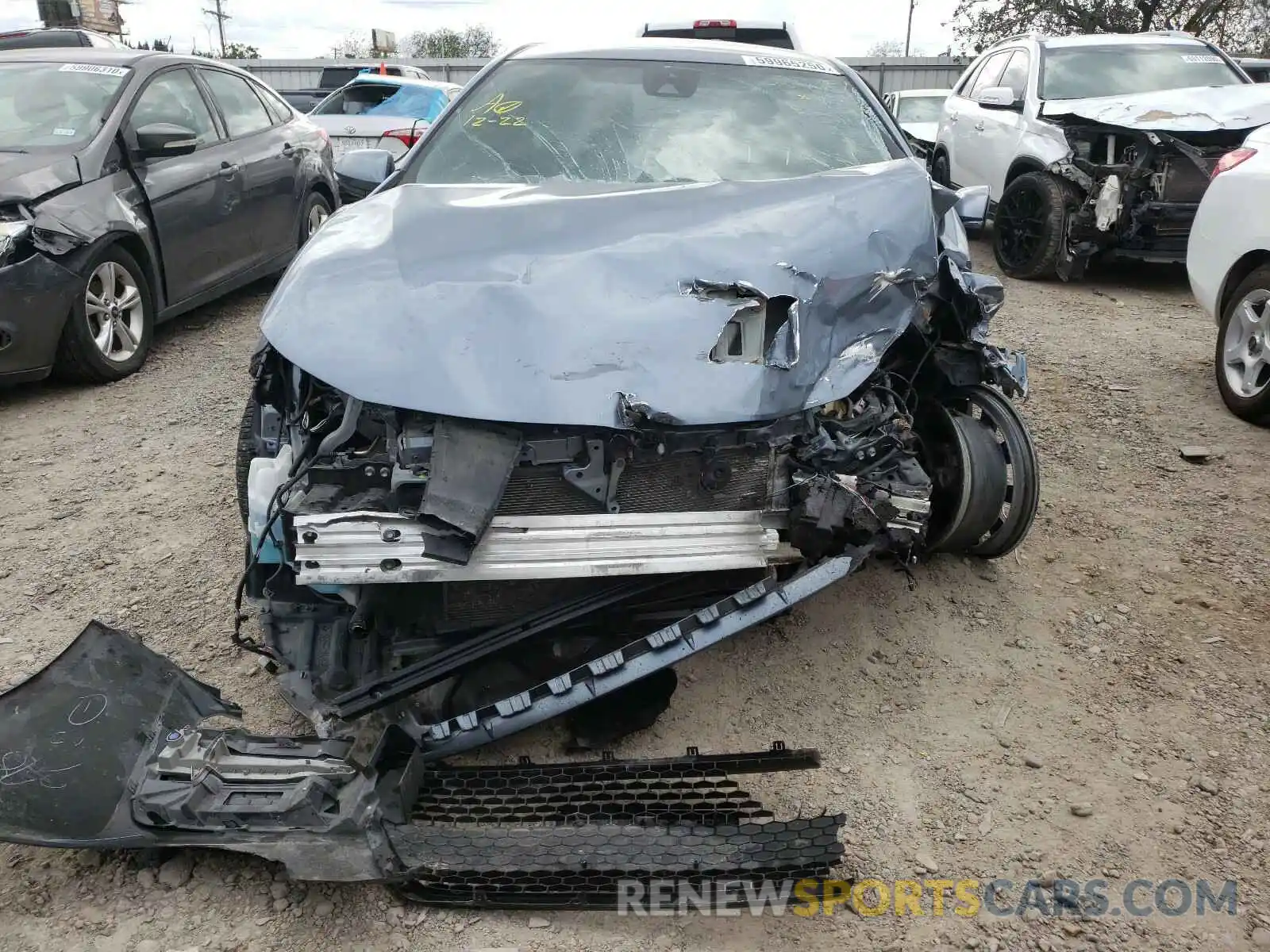 9 Photograph of a damaged car JTDS4RCE2LJ016031 TOYOTA COROLLA 2020