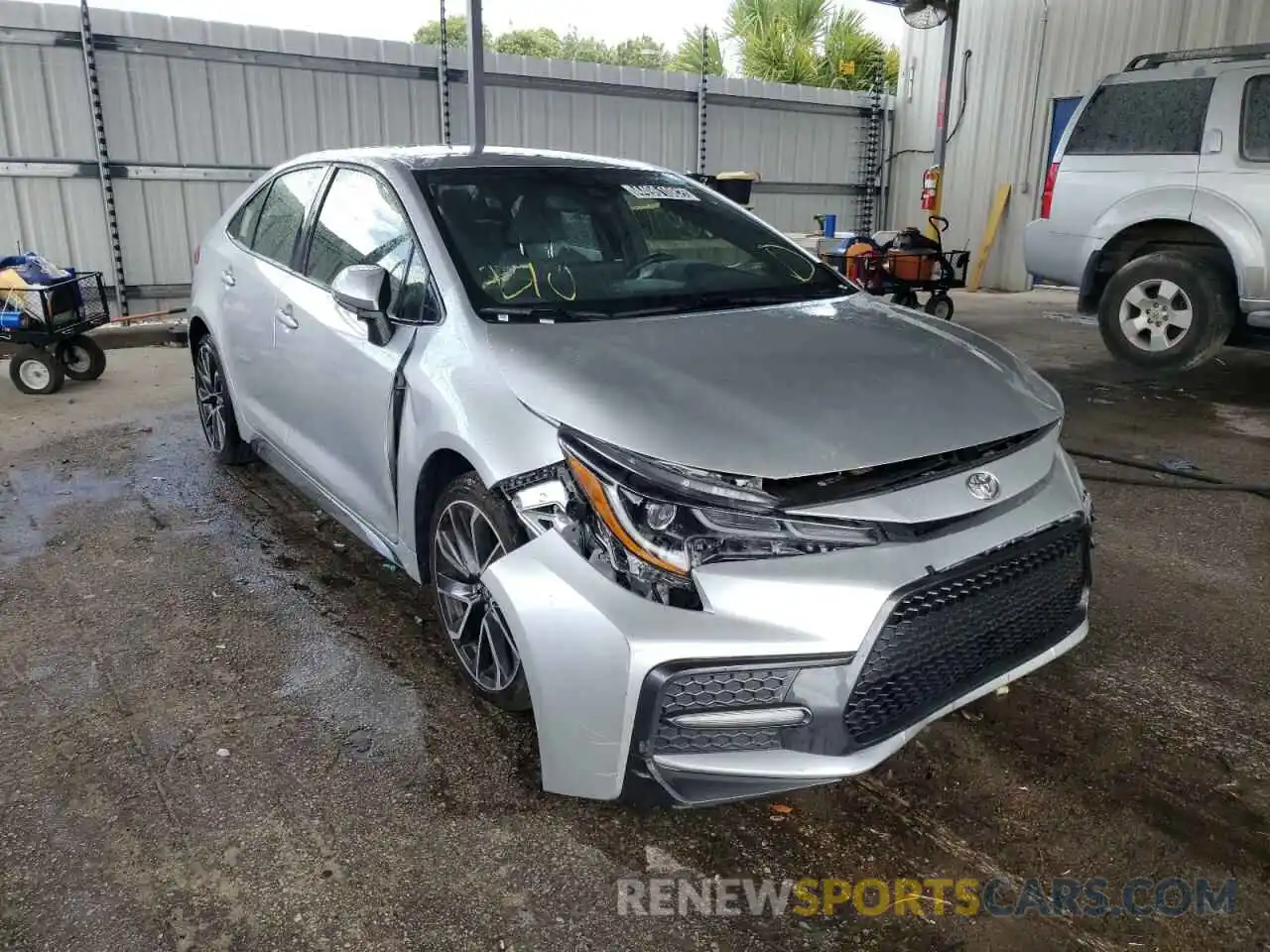 1 Photograph of a damaged car JTDS4RCE2LJ017437 TOYOTA COROLLA 2020