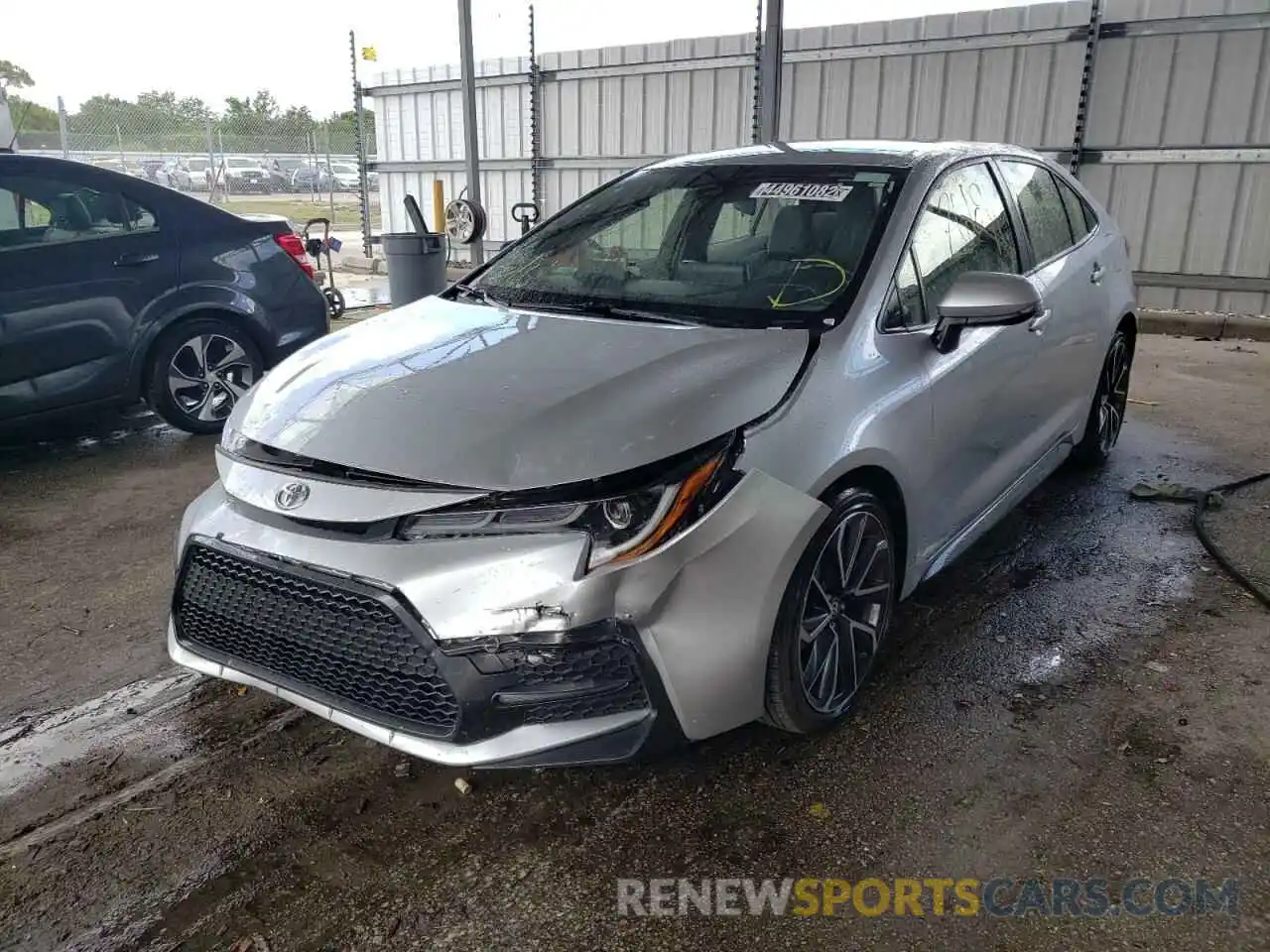 2 Photograph of a damaged car JTDS4RCE2LJ017437 TOYOTA COROLLA 2020