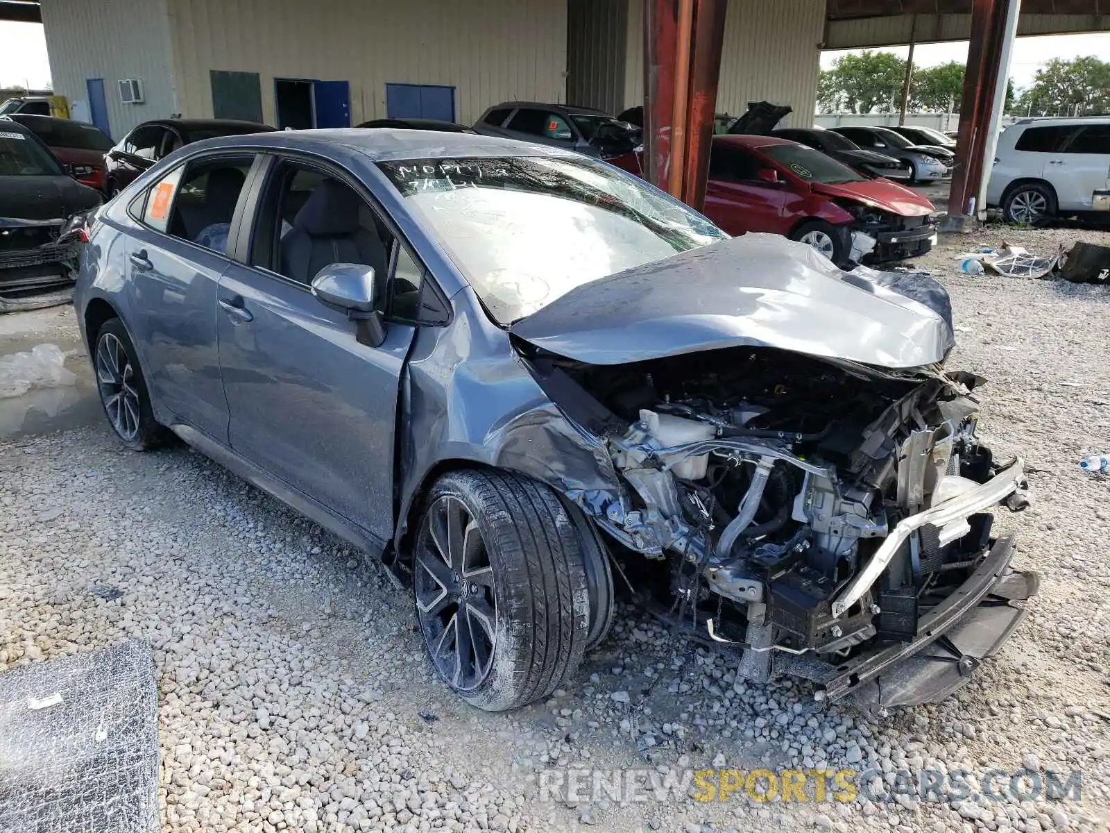 1 Photograph of a damaged car JTDS4RCE2LJ018197 TOYOTA COROLLA 2020