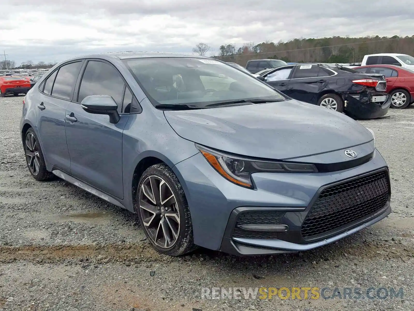 1 Photograph of a damaged car JTDS4RCE2LJ018572 TOYOTA COROLLA 2020