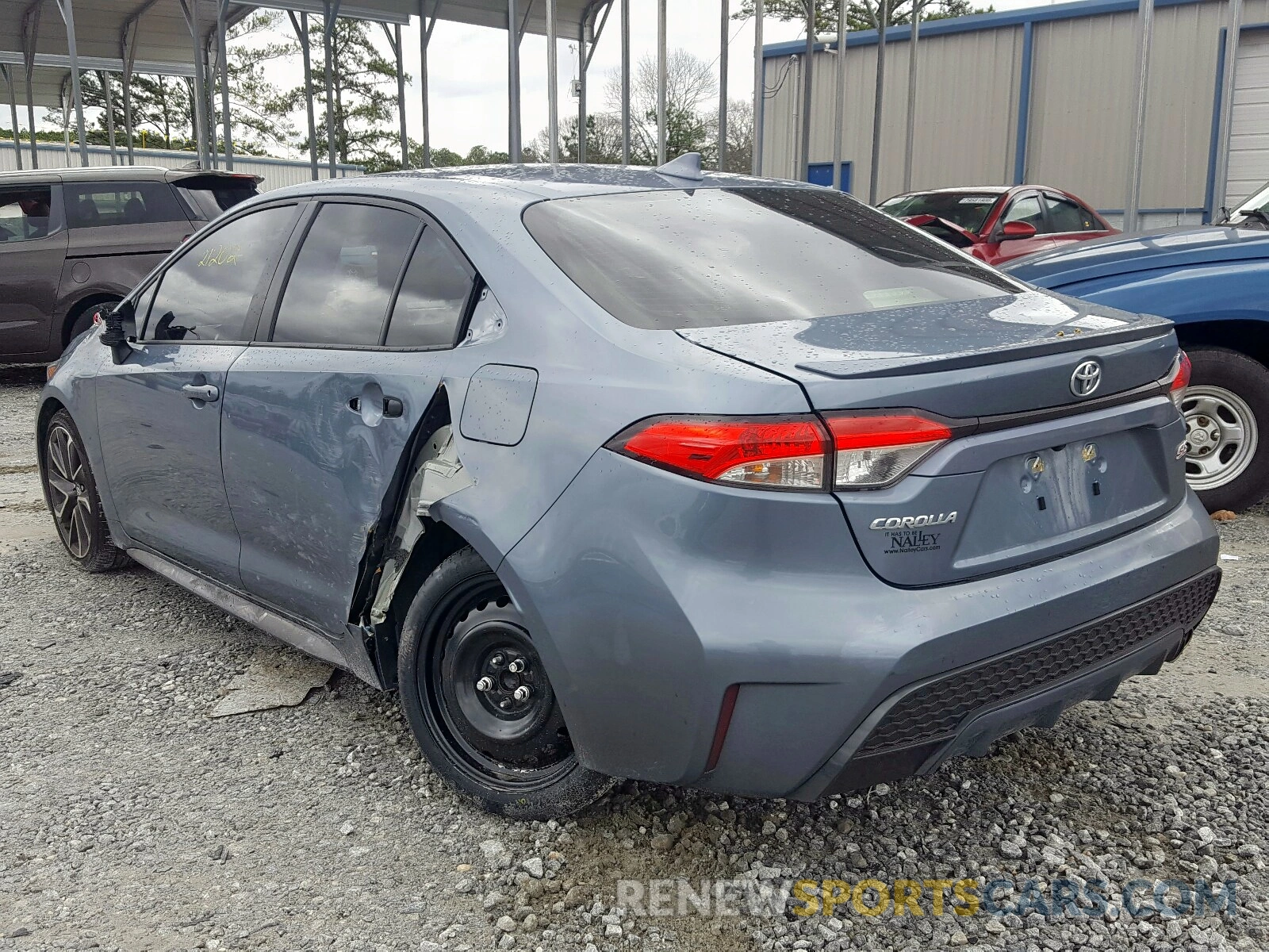 3 Photograph of a damaged car JTDS4RCE2LJ018572 TOYOTA COROLLA 2020