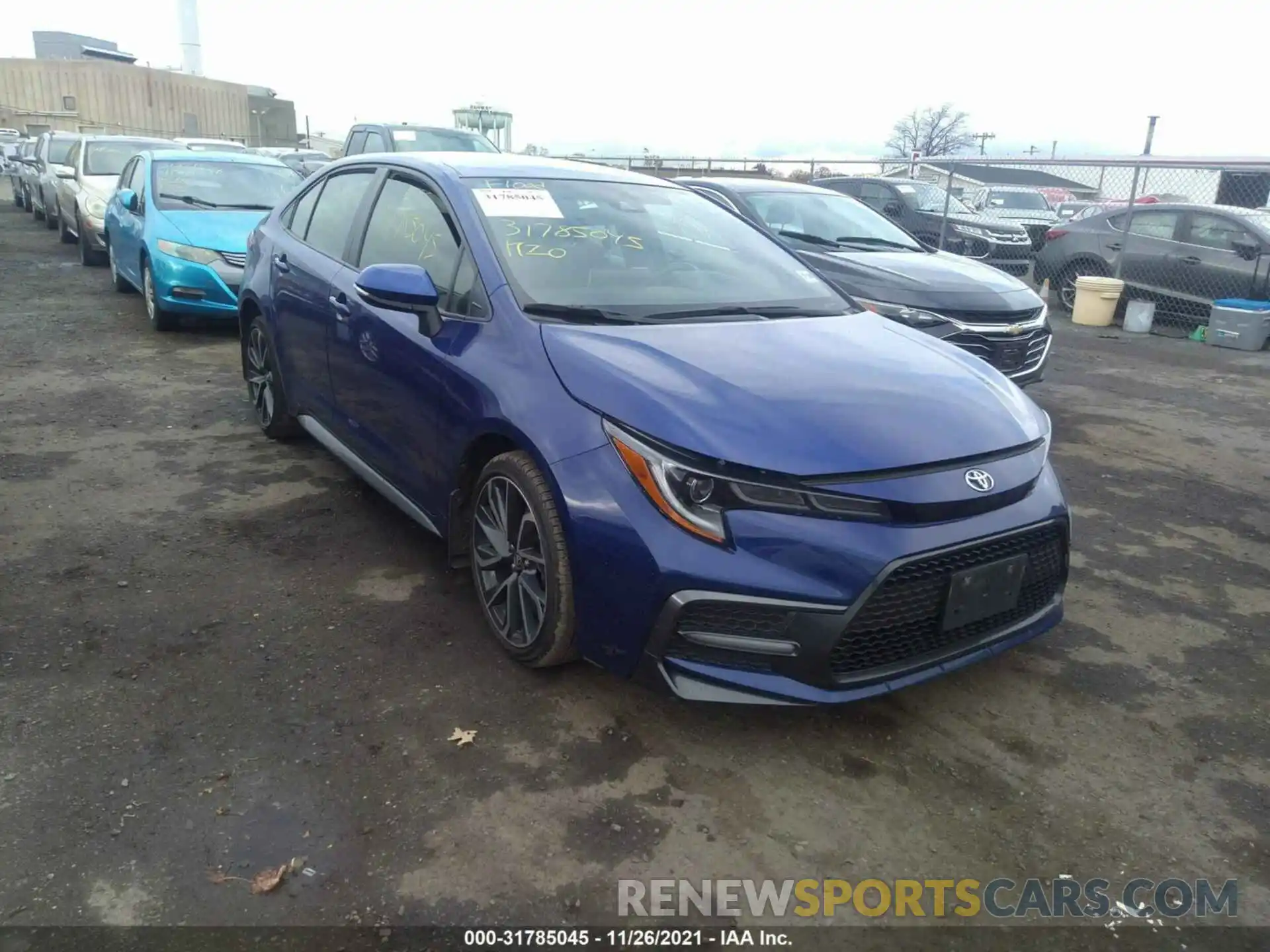 1 Photograph of a damaged car JTDS4RCE2LJ019043 TOYOTA COROLLA 2020