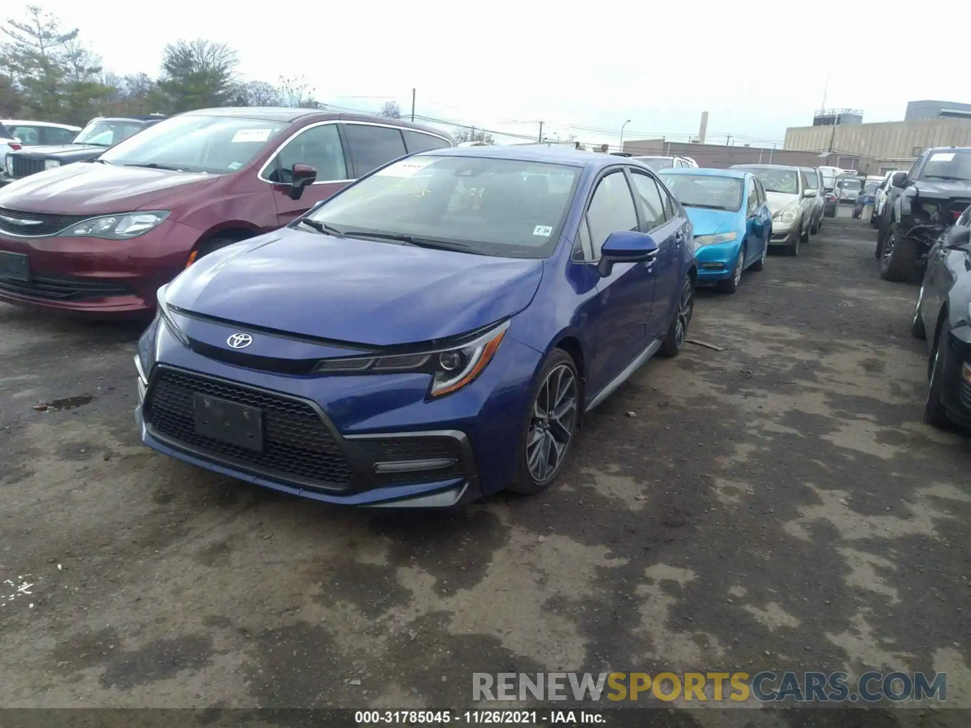 2 Photograph of a damaged car JTDS4RCE2LJ019043 TOYOTA COROLLA 2020