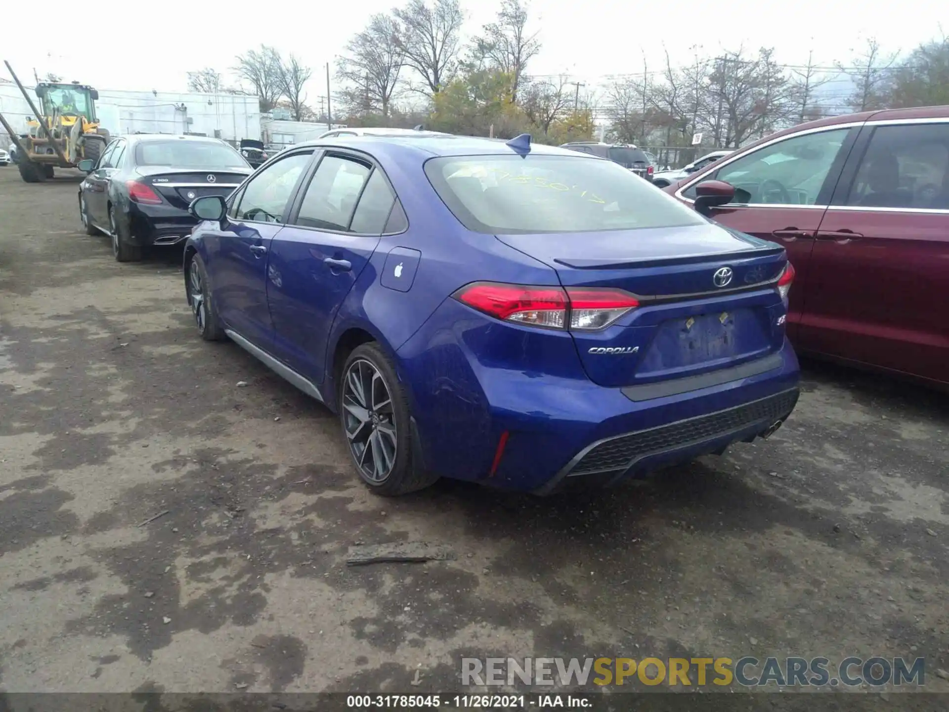 3 Photograph of a damaged car JTDS4RCE2LJ019043 TOYOTA COROLLA 2020