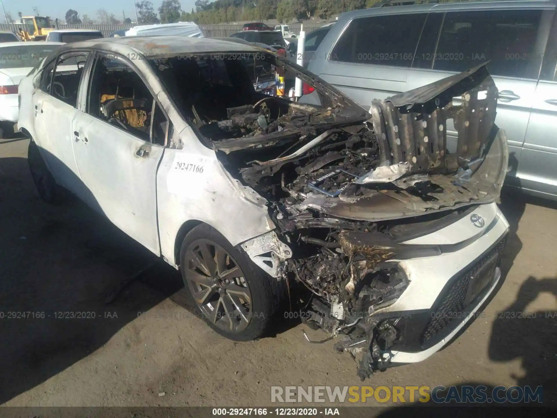 1 Фотография поврежденного автомобиля JTDS4RCE2LJ019334 TOYOTA COROLLA 2020
