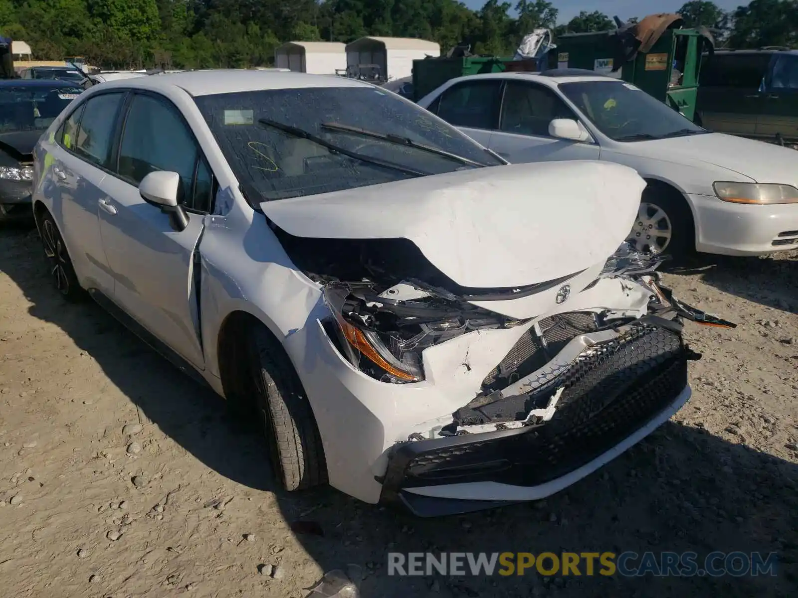 1 Photograph of a damaged car JTDS4RCE2LJ019544 TOYOTA COROLLA 2020