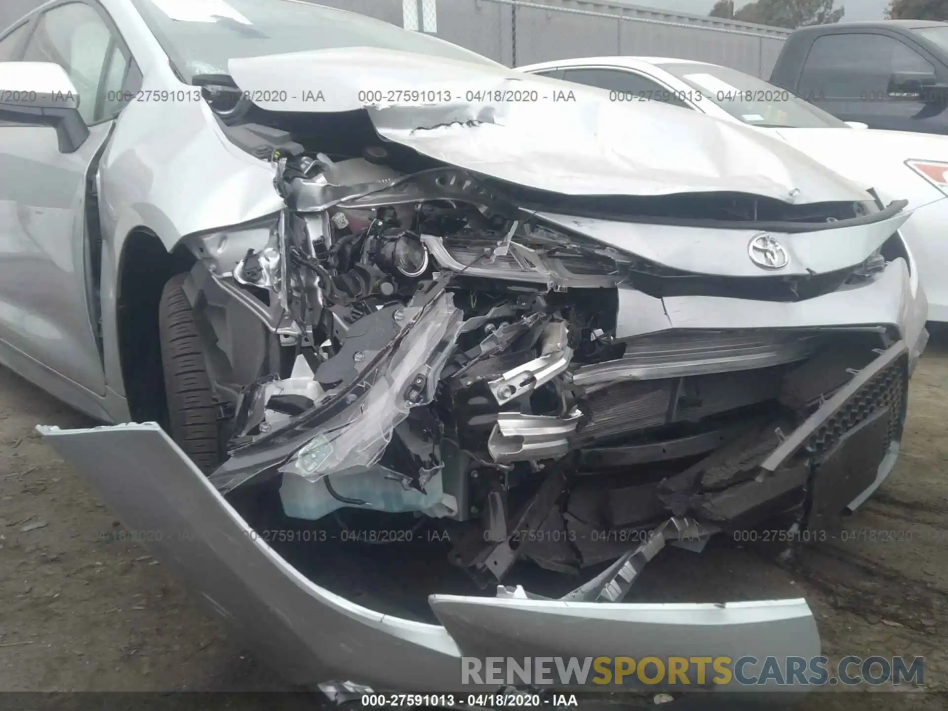 6 Photograph of a damaged car JTDS4RCE2LJ019723 TOYOTA COROLLA 2020