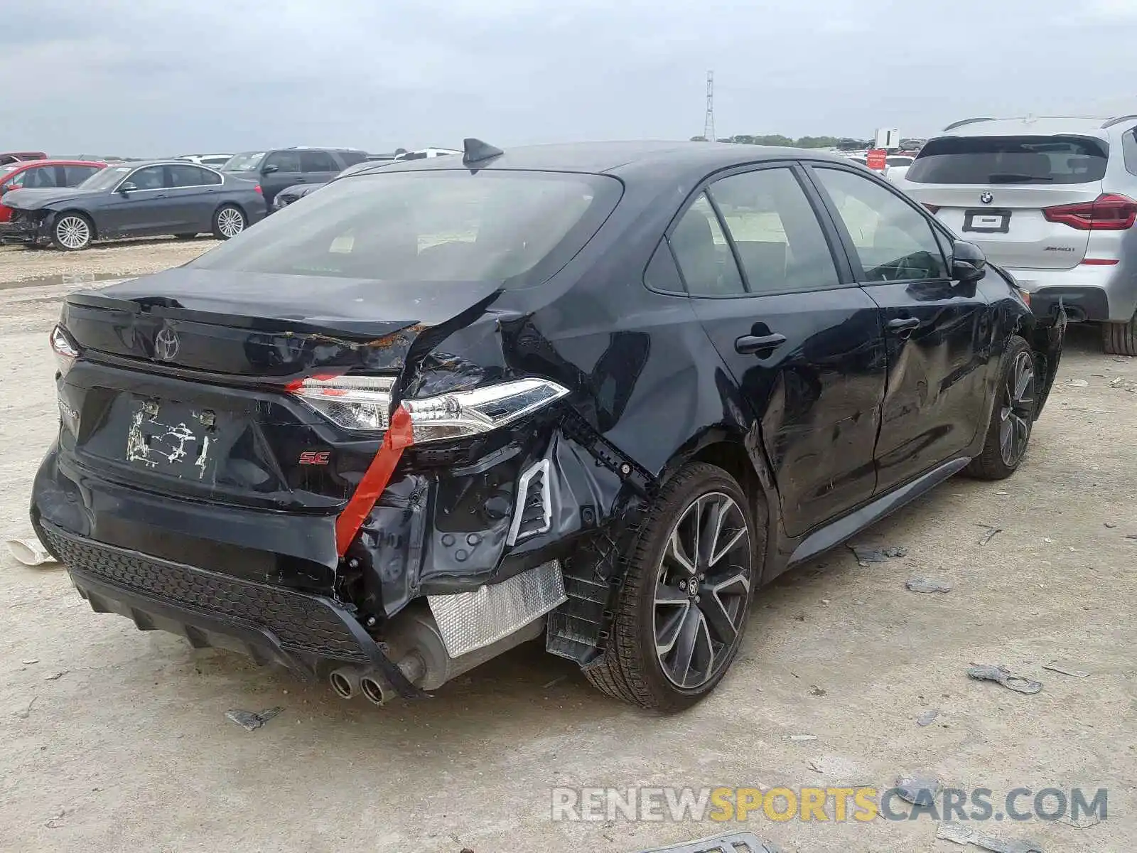 4 Photograph of a damaged car JTDS4RCE2LJ019740 TOYOTA COROLLA 2020