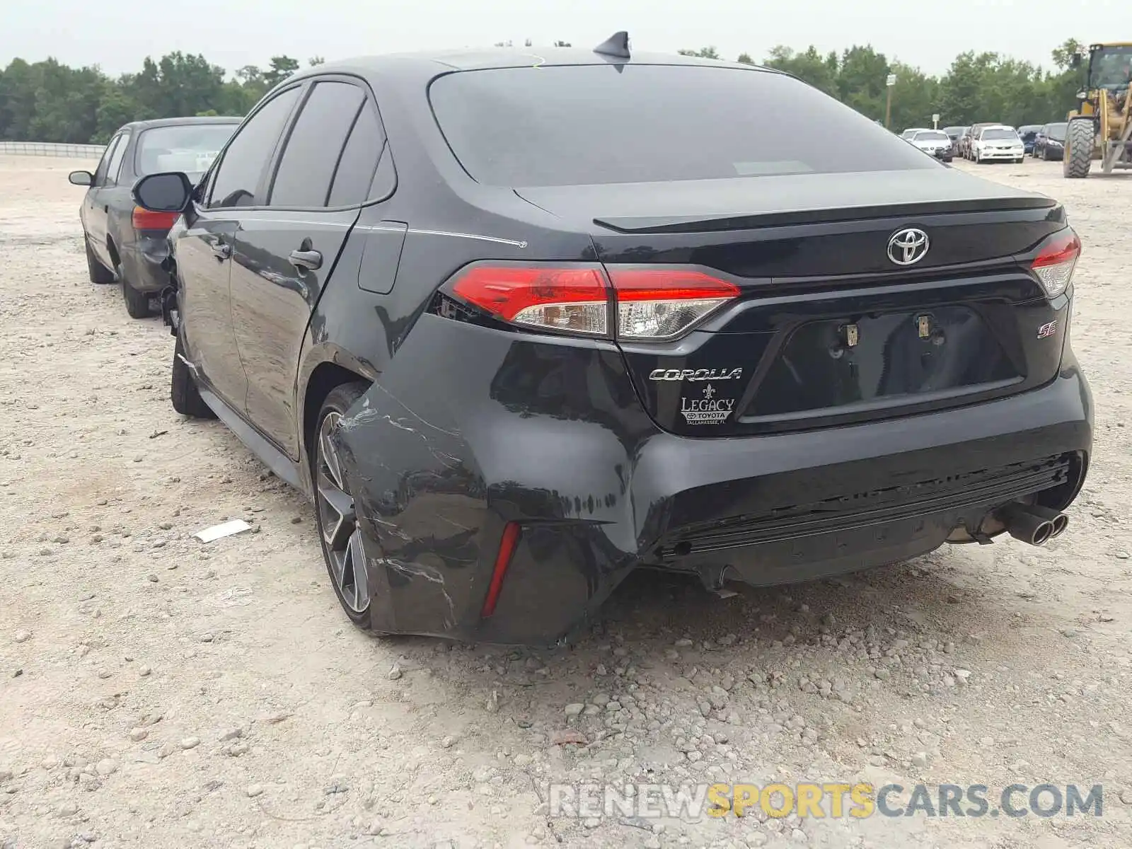 3 Photograph of a damaged car JTDS4RCE2LJ019849 TOYOTA COROLLA 2020