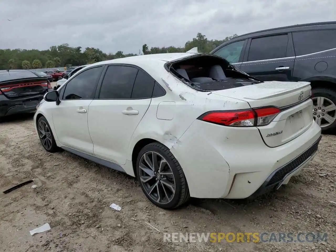 2 Photograph of a damaged car JTDS4RCE2LJ020810 TOYOTA COROLLA 2020