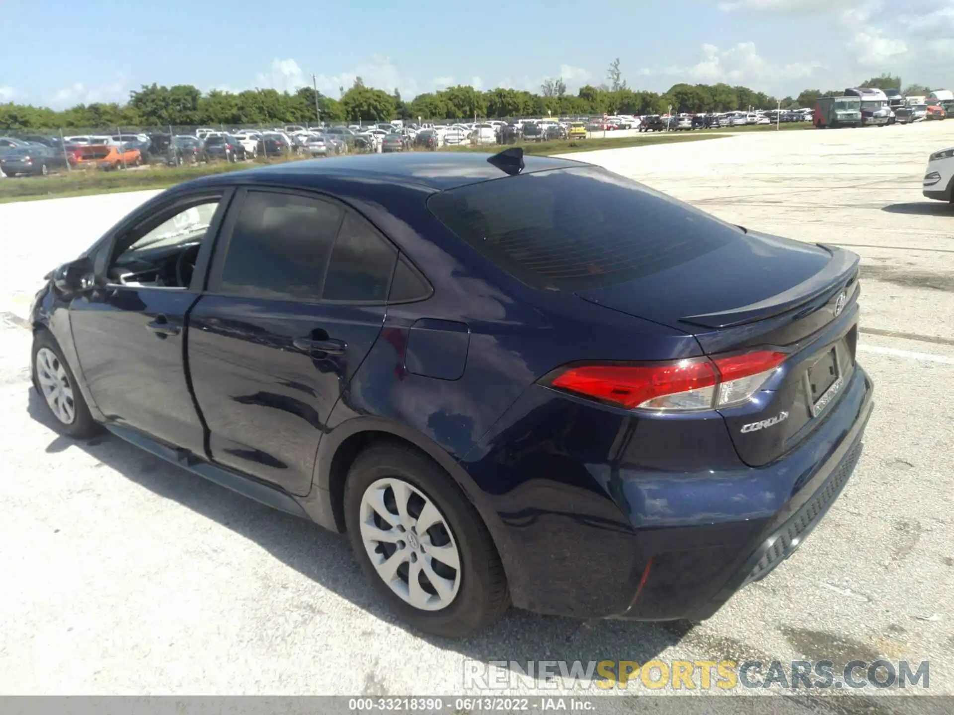 3 Photograph of a damaged car JTDS4RCE2LJ021780 TOYOTA COROLLA 2020