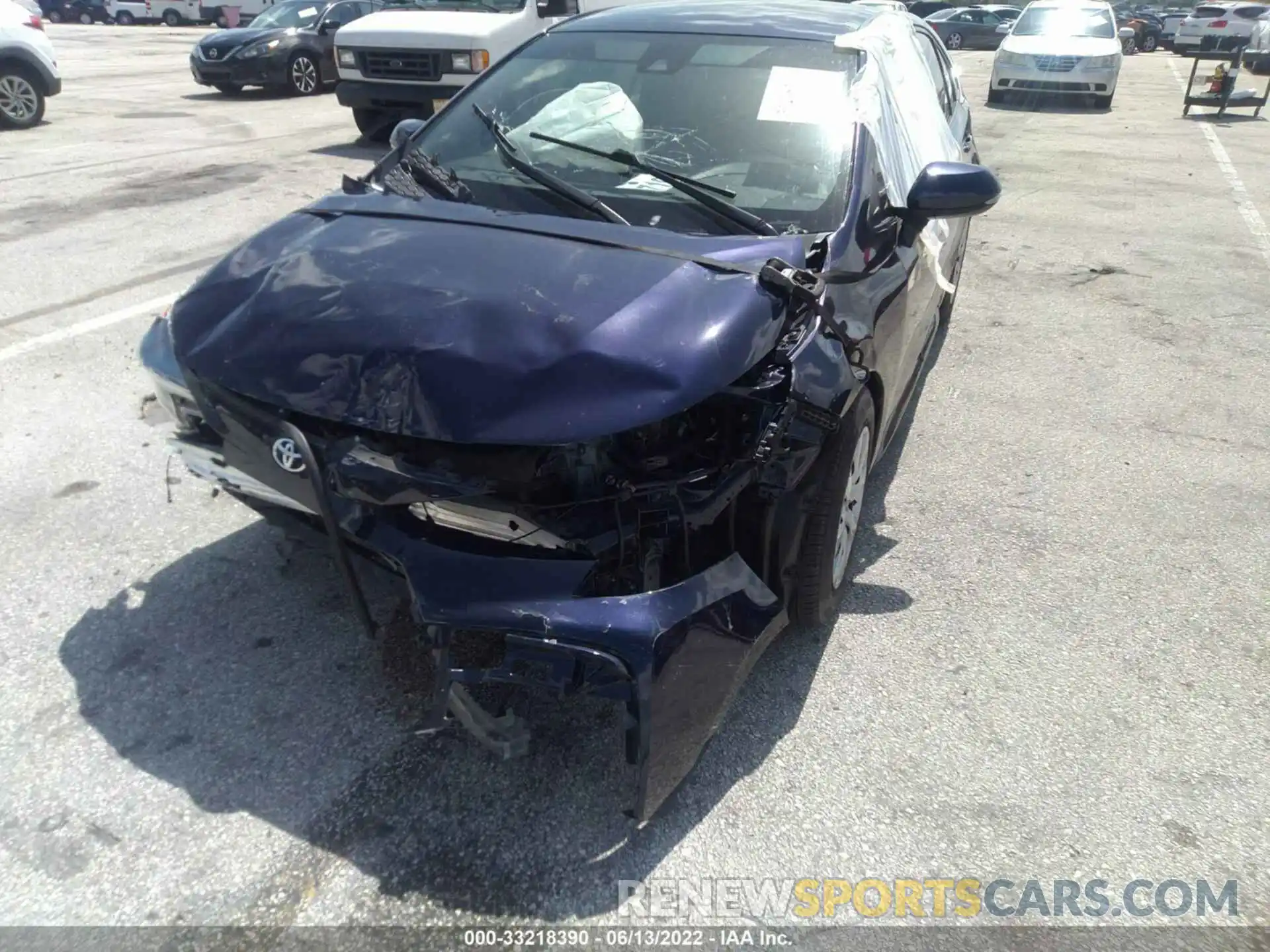 6 Photograph of a damaged car JTDS4RCE2LJ021780 TOYOTA COROLLA 2020