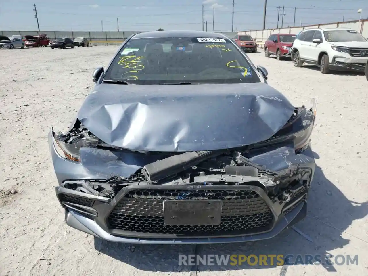 9 Photograph of a damaged car JTDS4RCE2LJ021990 TOYOTA COROLLA 2020