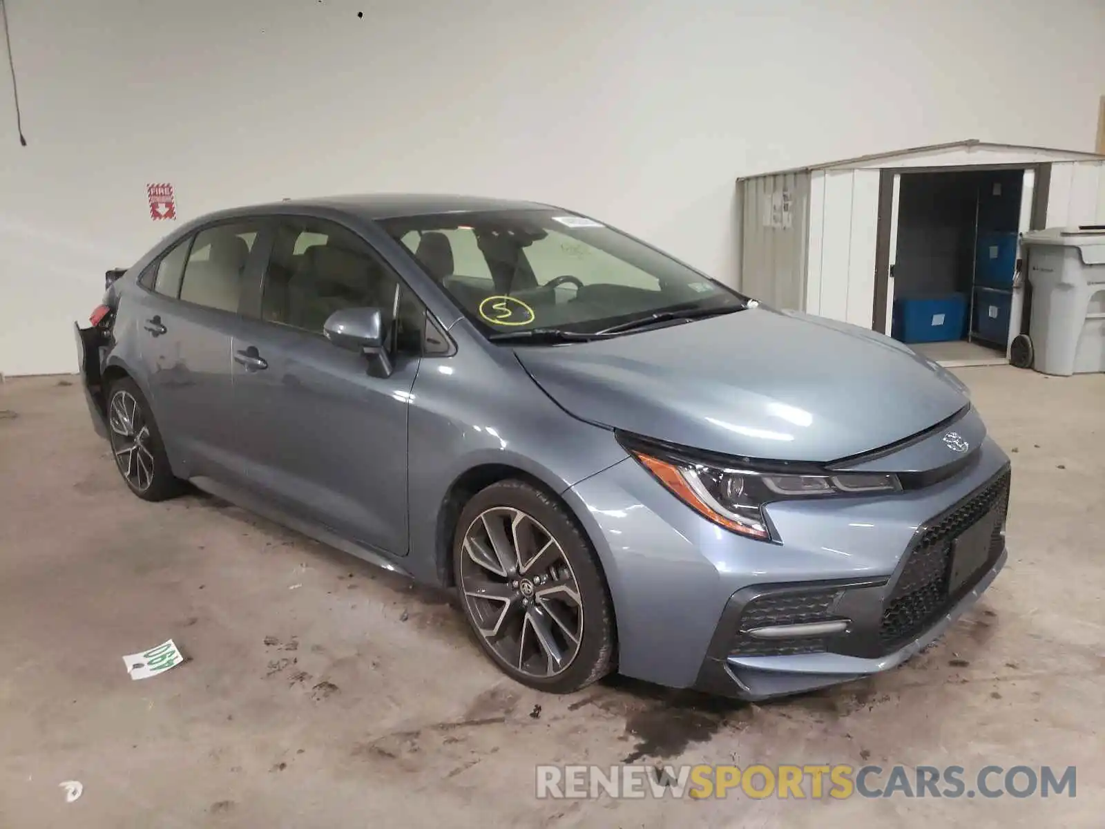 1 Photograph of a damaged car JTDS4RCE2LJ022587 TOYOTA COROLLA 2020