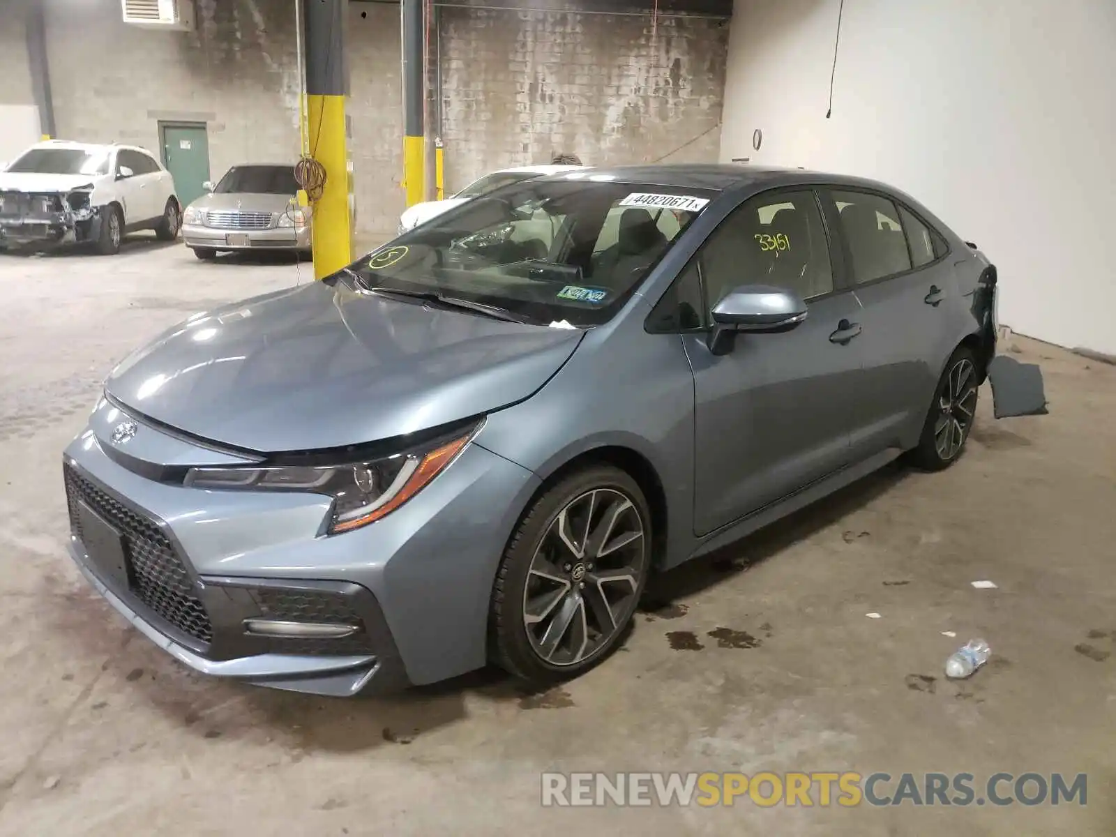 2 Photograph of a damaged car JTDS4RCE2LJ022587 TOYOTA COROLLA 2020