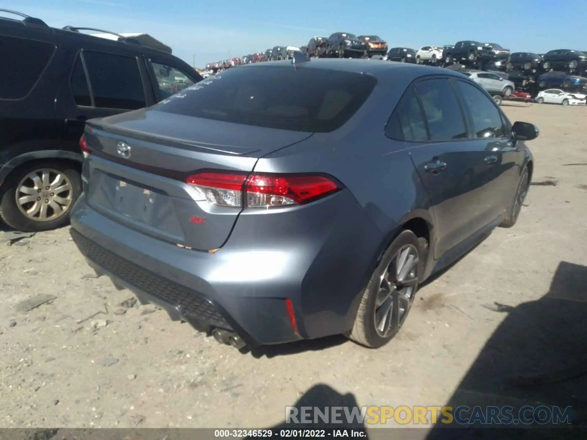 4 Photograph of a damaged car JTDS4RCE2LJ022797 TOYOTA COROLLA 2020