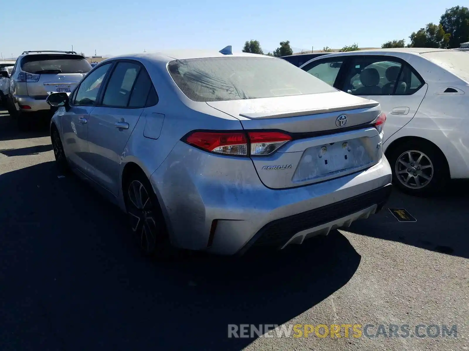 3 Photograph of a damaged car JTDS4RCE2LJ023349 TOYOTA COROLLA 2020