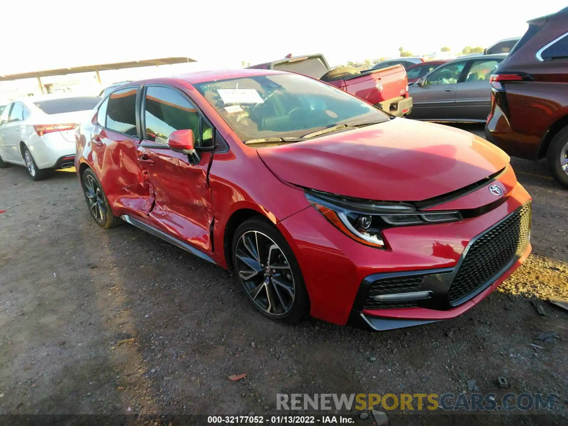 1 Photograph of a damaged car JTDS4RCE2LJ023352 TOYOTA COROLLA 2020