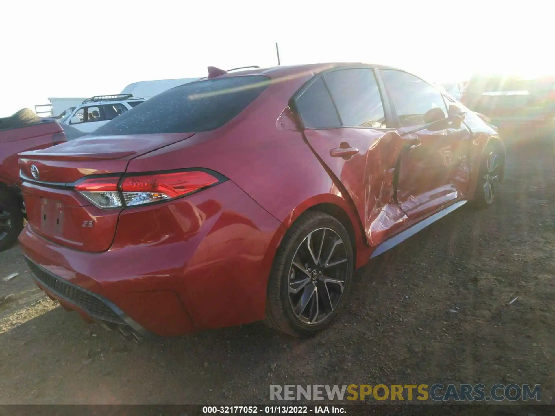 4 Photograph of a damaged car JTDS4RCE2LJ023352 TOYOTA COROLLA 2020