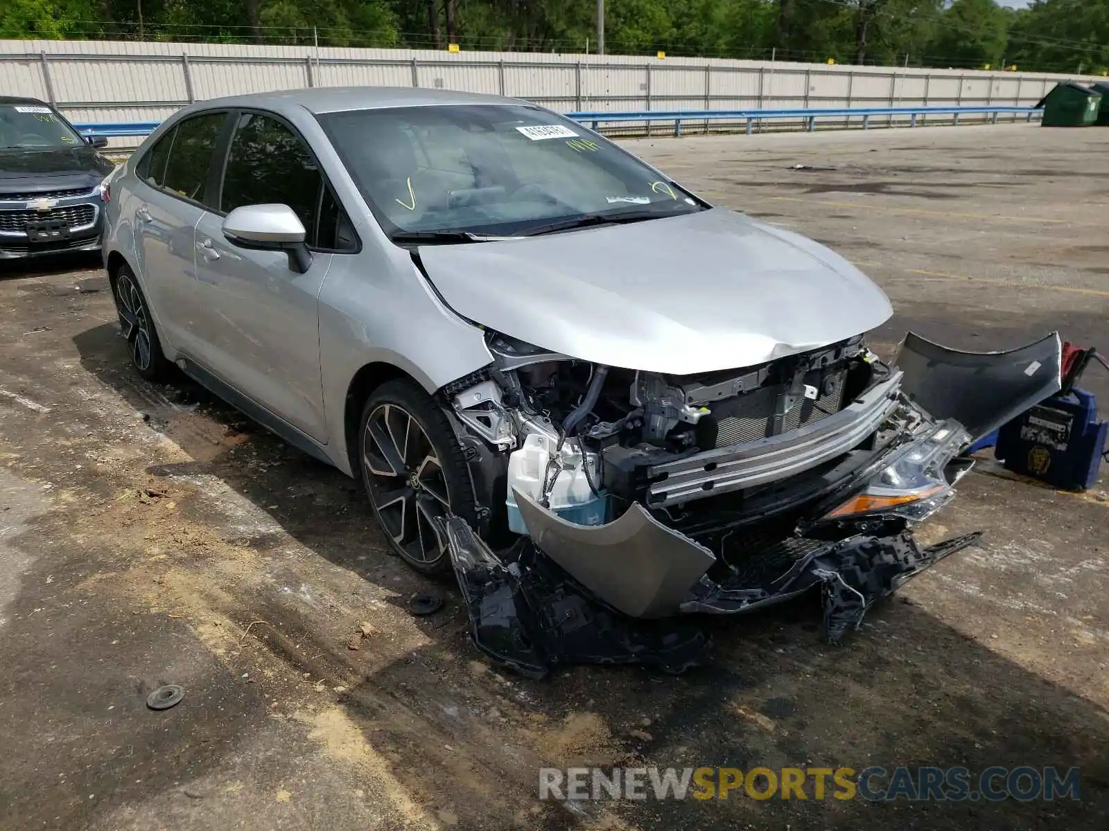 1 Photograph of a damaged car JTDS4RCE2LJ023433 TOYOTA COROLLA 2020