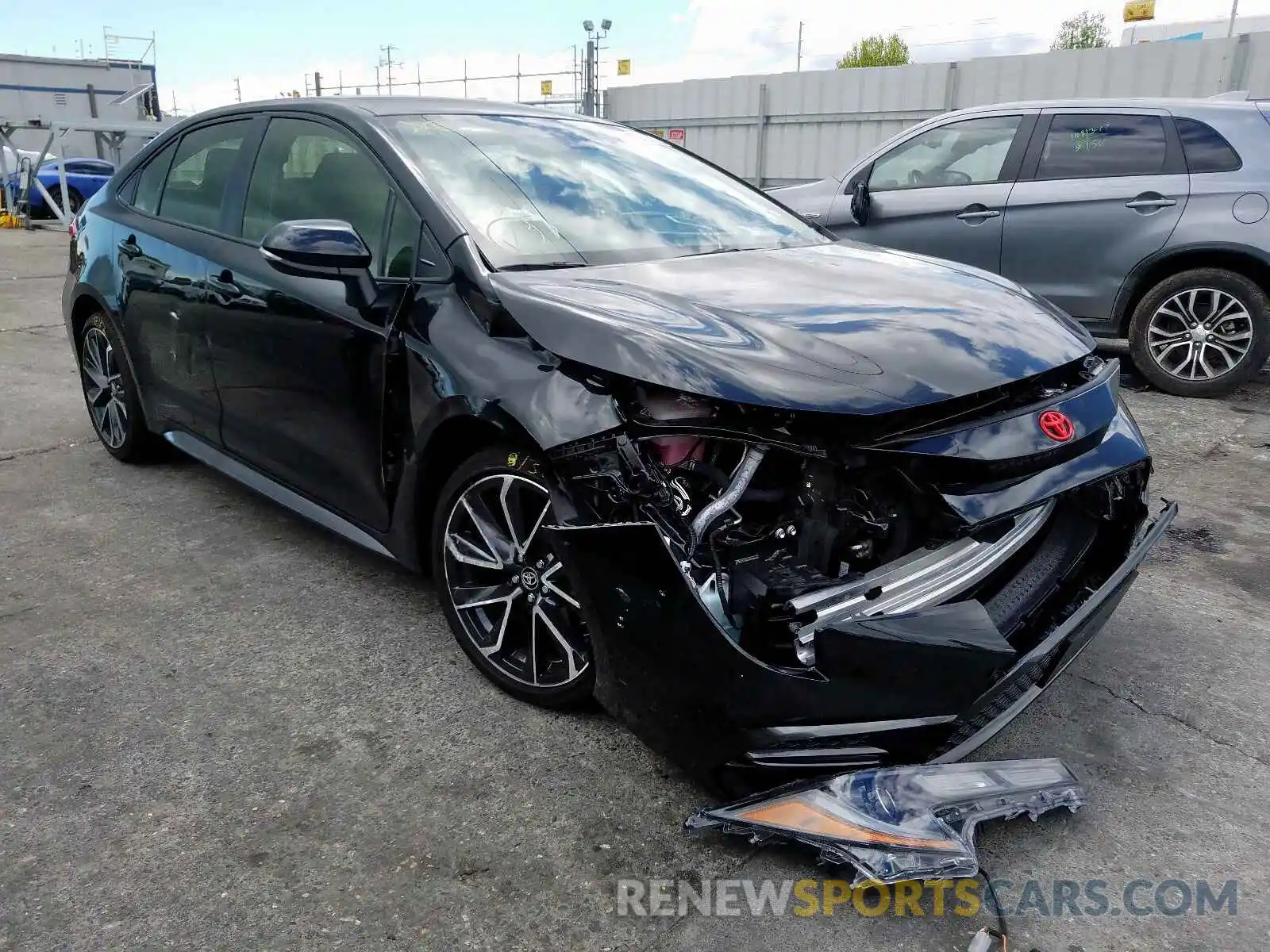 1 Photograph of a damaged car JTDS4RCE2LJ023996 TOYOTA COROLLA 2020