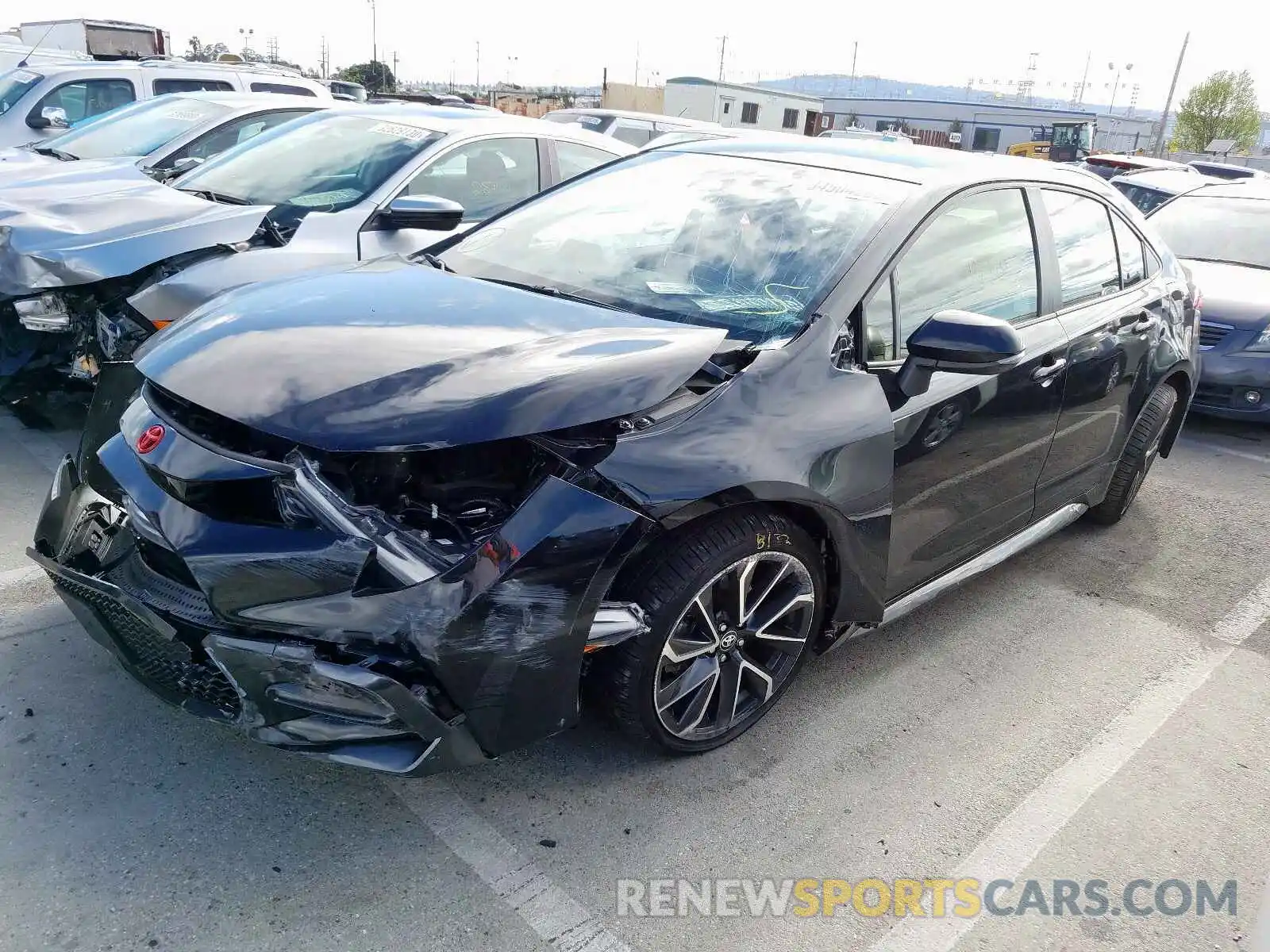 2 Photograph of a damaged car JTDS4RCE2LJ023996 TOYOTA COROLLA 2020