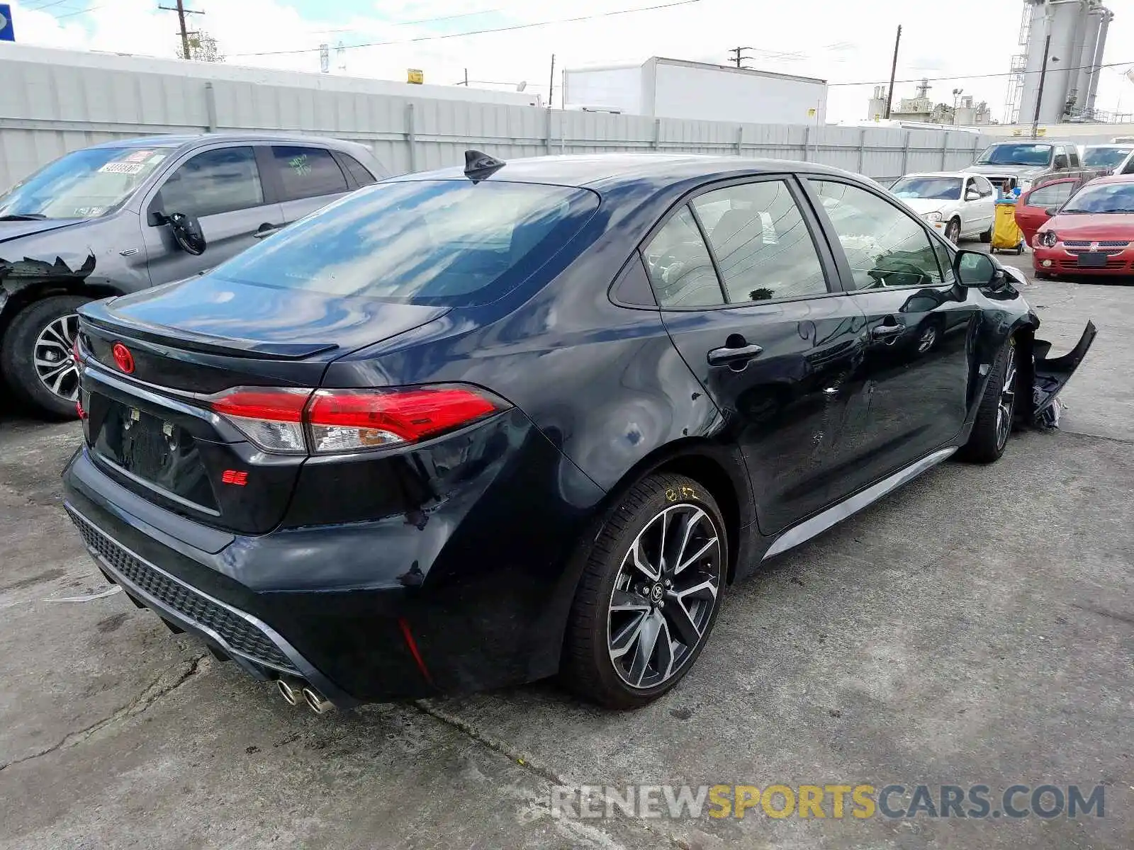 4 Photograph of a damaged car JTDS4RCE2LJ023996 TOYOTA COROLLA 2020