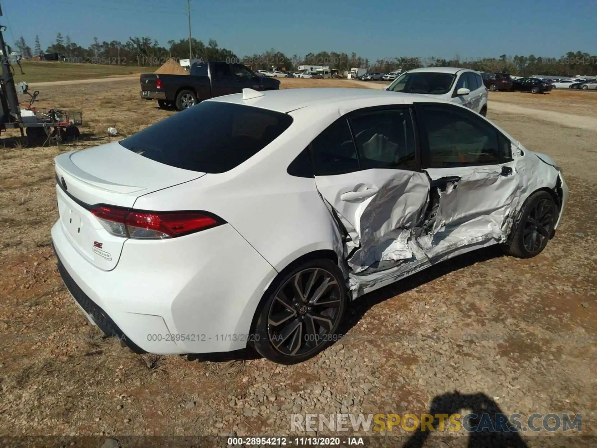 4 Photograph of a damaged car JTDS4RCE2LJ024520 TOYOTA COROLLA 2020