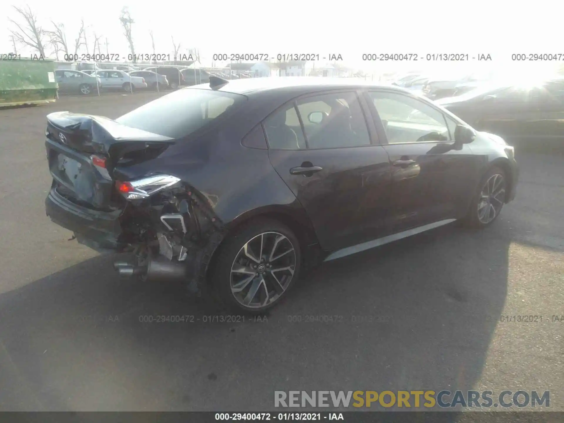 4 Photograph of a damaged car JTDS4RCE2LJ024582 TOYOTA COROLLA 2020