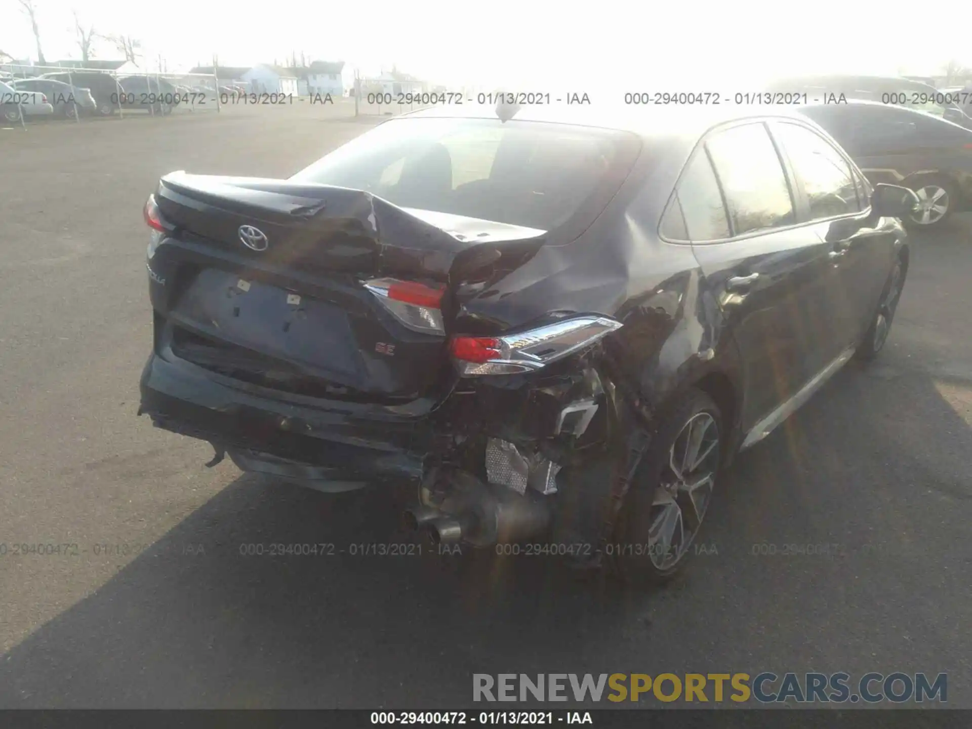 6 Photograph of a damaged car JTDS4RCE2LJ024582 TOYOTA COROLLA 2020