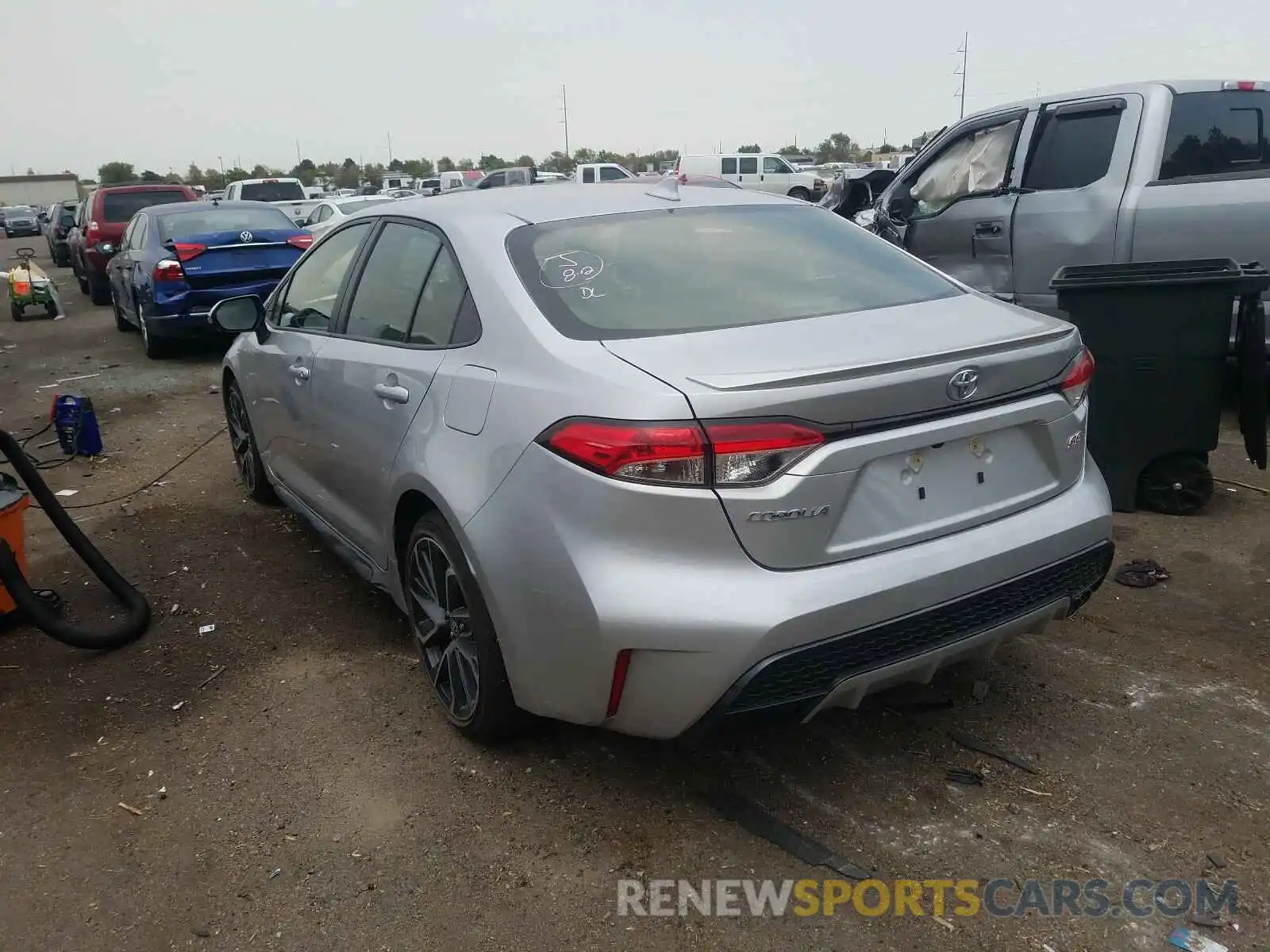 3 Photograph of a damaged car JTDS4RCE2LJ024615 TOYOTA COROLLA 2020