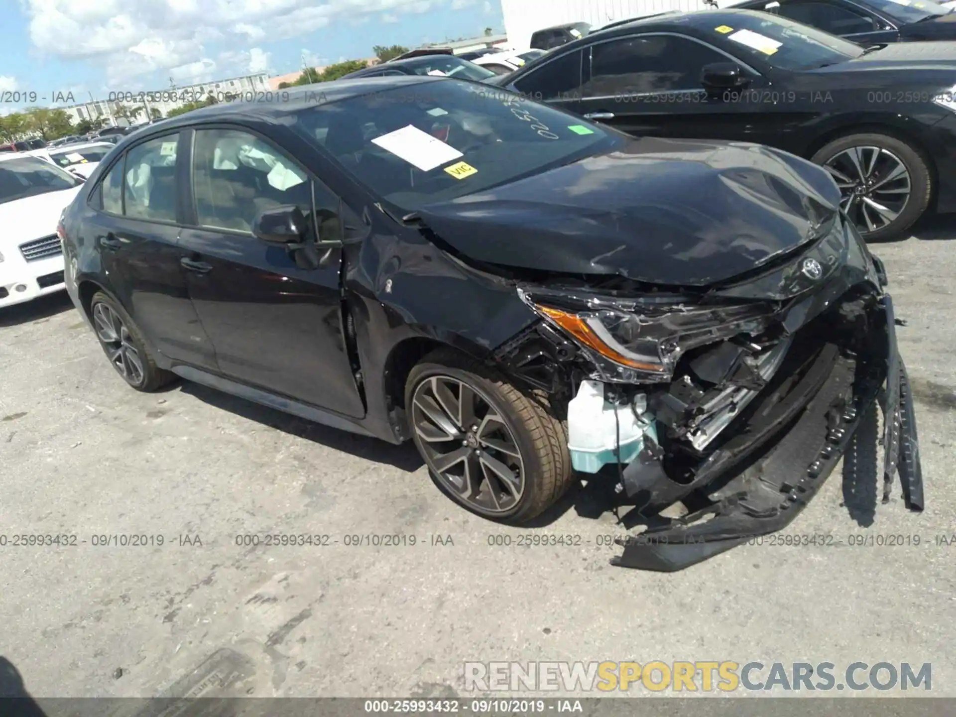 1 Photograph of a damaged car JTDS4RCE2LJ025232 TOYOTA COROLLA 2020