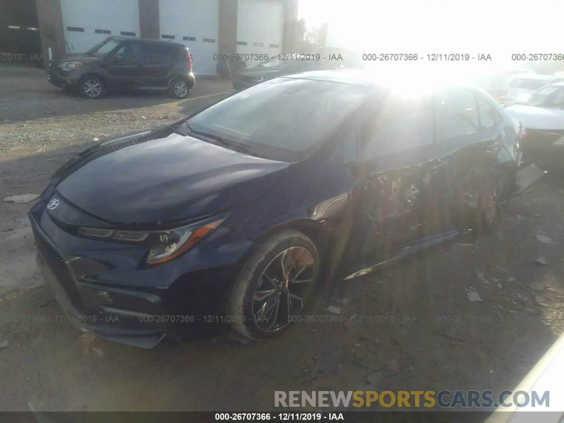 2 Photograph of a damaged car JTDS4RCE2LJ025652 TOYOTA COROLLA 2020