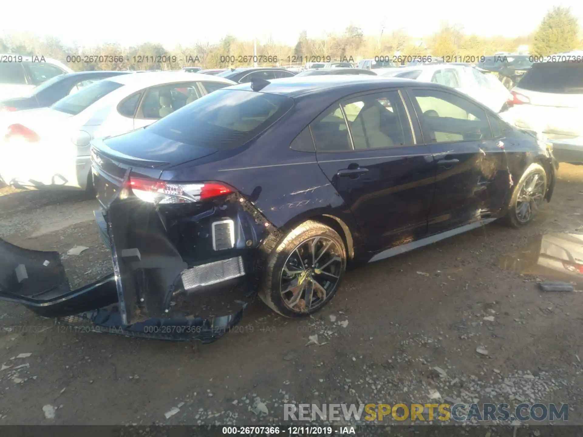 4 Photograph of a damaged car JTDS4RCE2LJ025652 TOYOTA COROLLA 2020