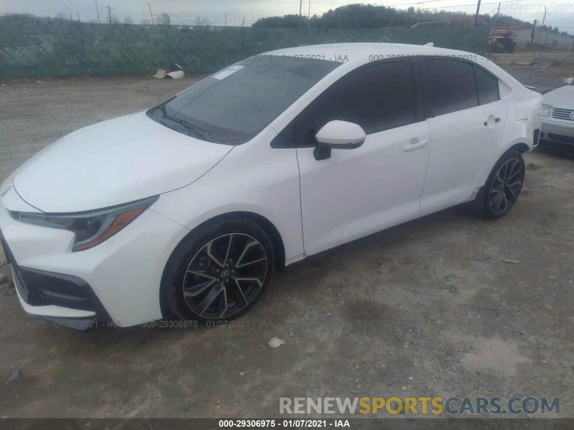 2 Photograph of a damaged car JTDS4RCE2LJ025828 TOYOTA COROLLA 2020