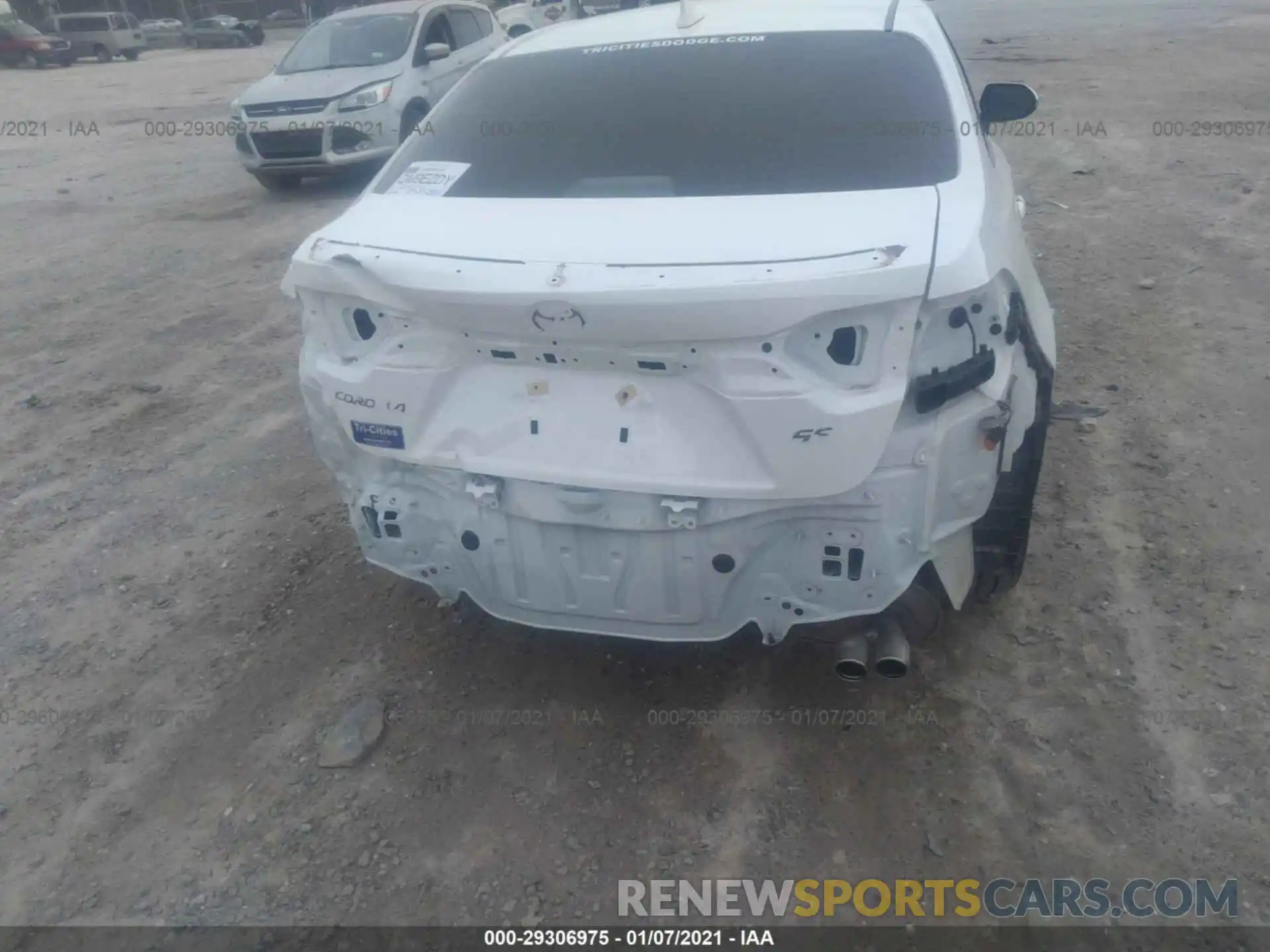 6 Photograph of a damaged car JTDS4RCE2LJ025828 TOYOTA COROLLA 2020