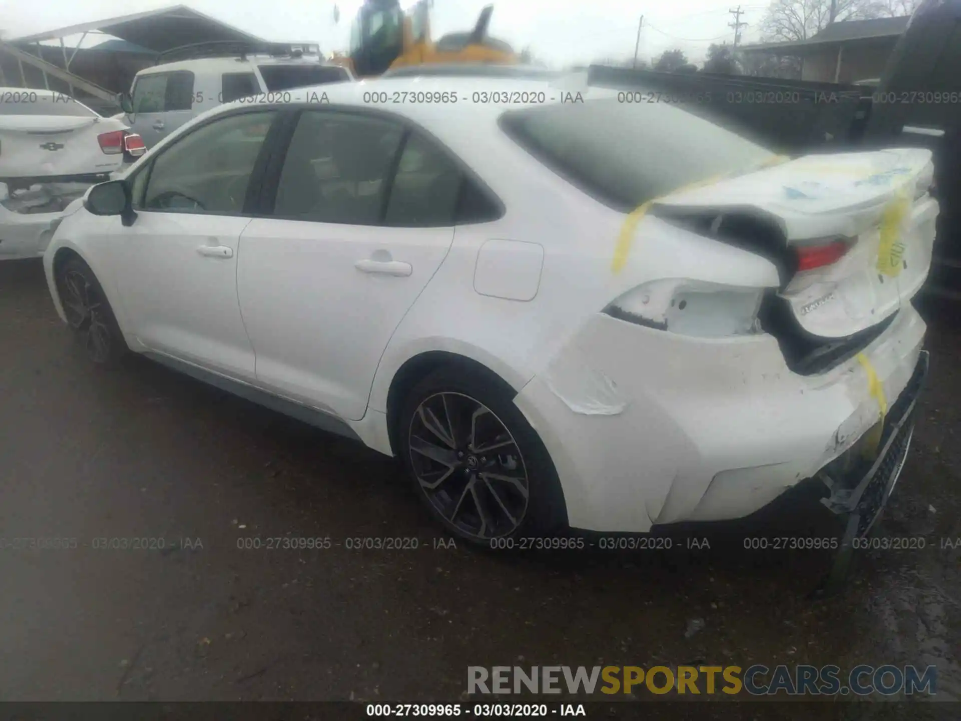 3 Photograph of a damaged car JTDS4RCE2LJ025893 TOYOTA COROLLA 2020