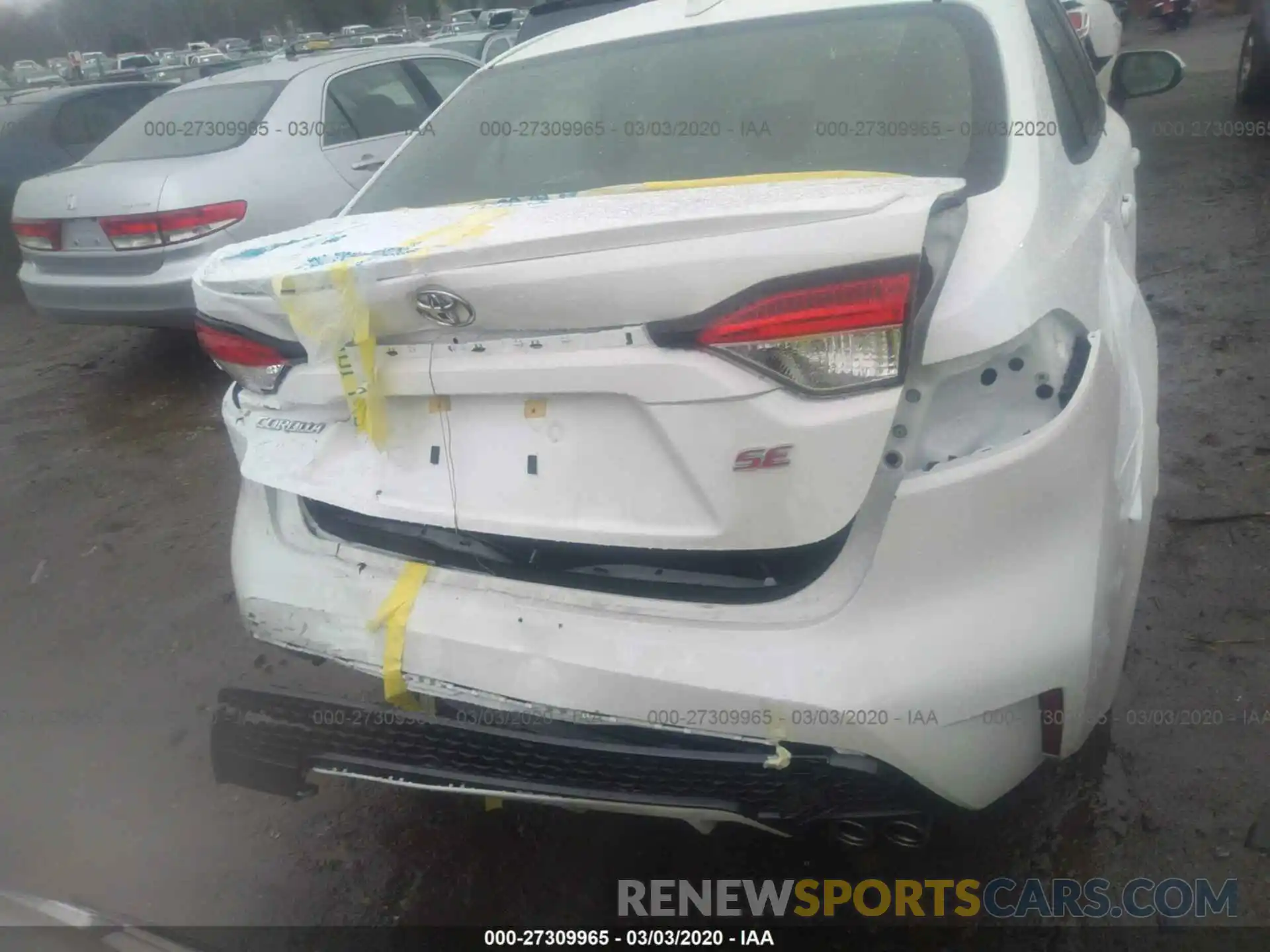 6 Photograph of a damaged car JTDS4RCE2LJ025893 TOYOTA COROLLA 2020