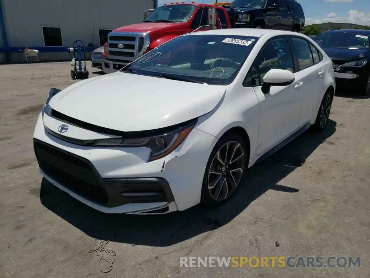 2 Photograph of a damaged car JTDS4RCE2LJ026350 TOYOTA COROLLA 2020