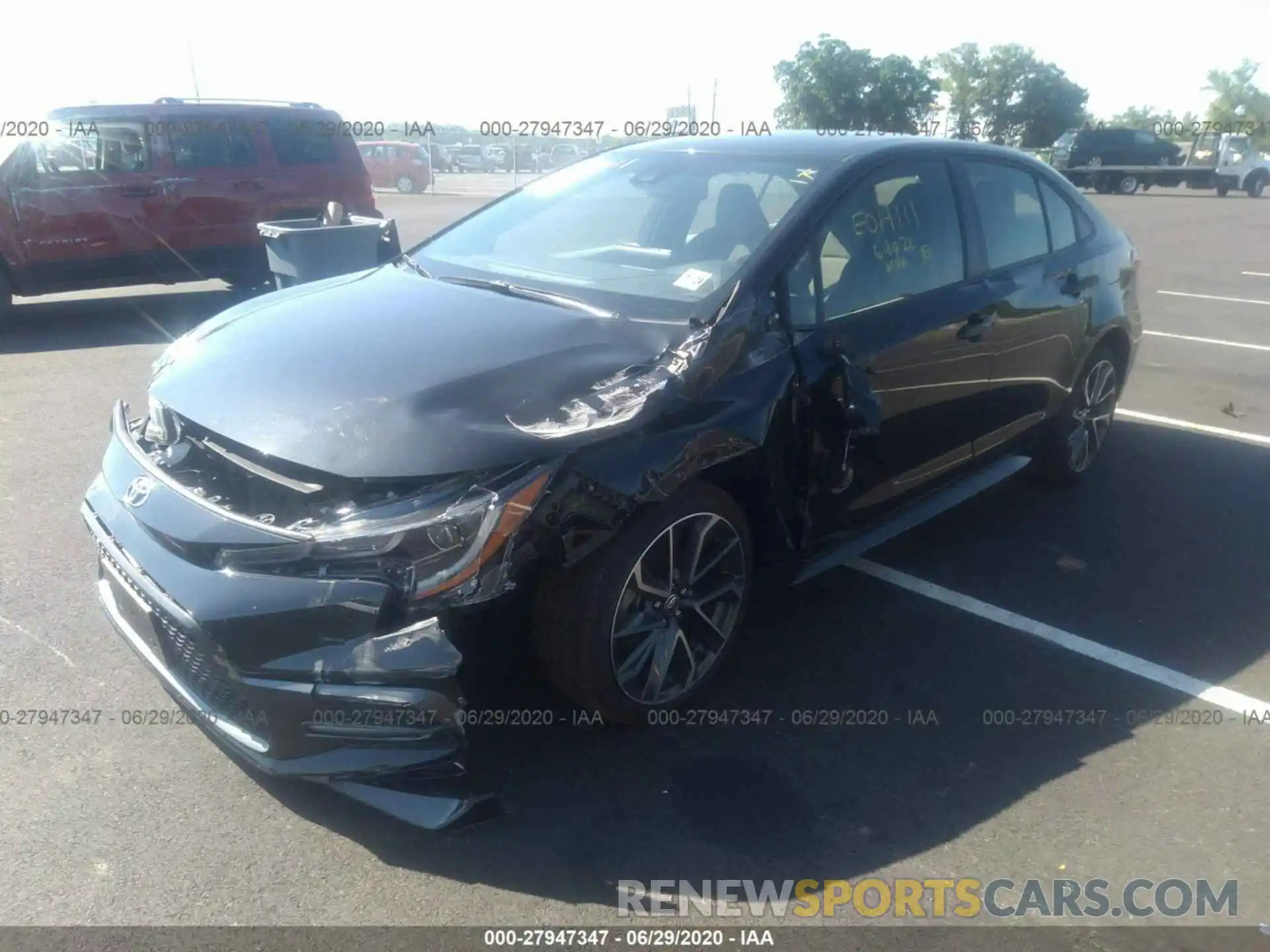 2 Photograph of a damaged car JTDS4RCE2LJ026378 TOYOTA COROLLA 2020