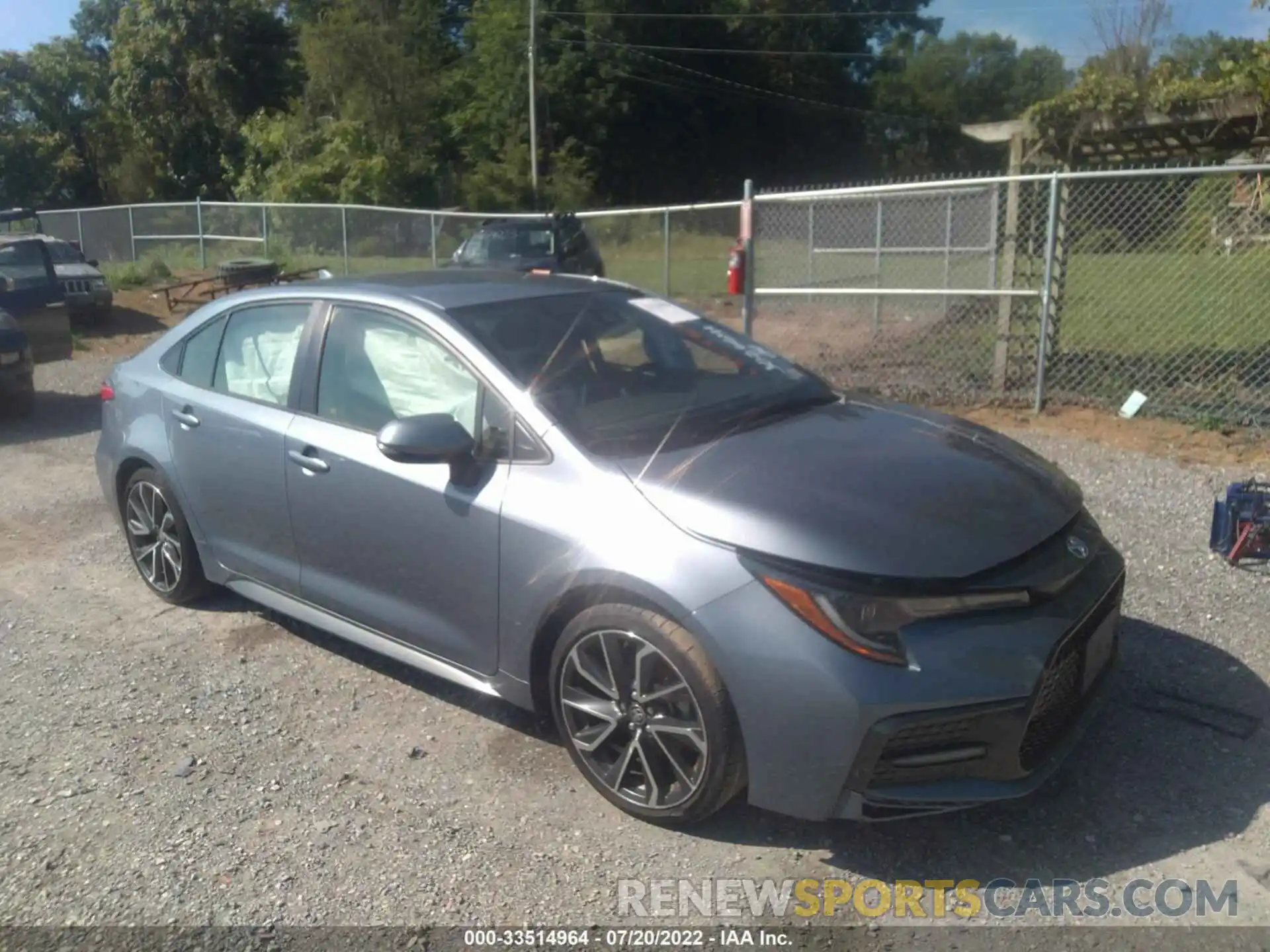 1 Photograph of a damaged car JTDS4RCE2LJ026641 TOYOTA COROLLA 2020