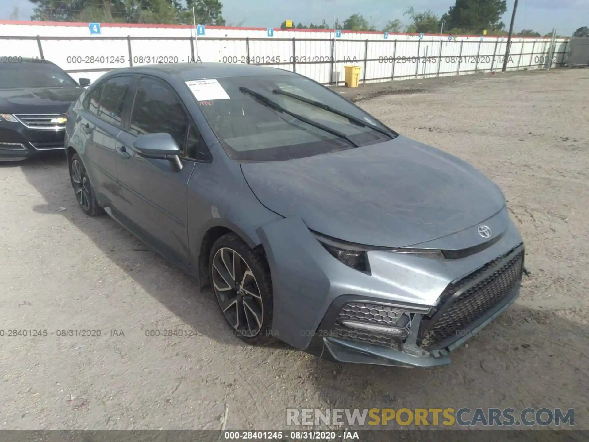 1 Photograph of a damaged car JTDS4RCE2LJ026705 TOYOTA COROLLA 2020